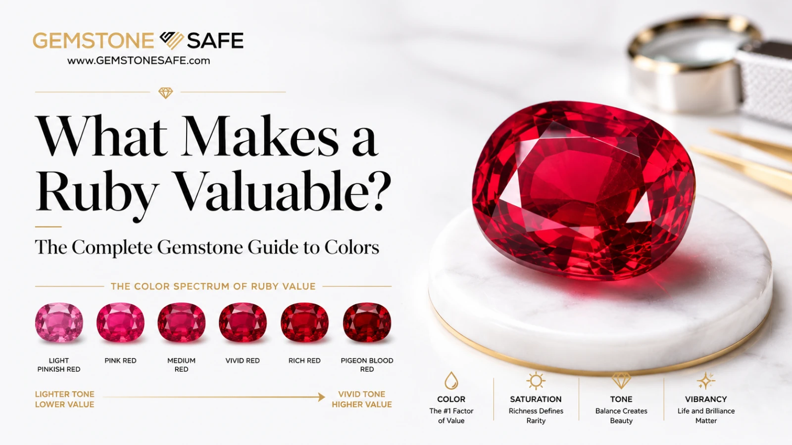 What Makes a Ruby Valuable? The Complete Gemstone Guide to It's Colors