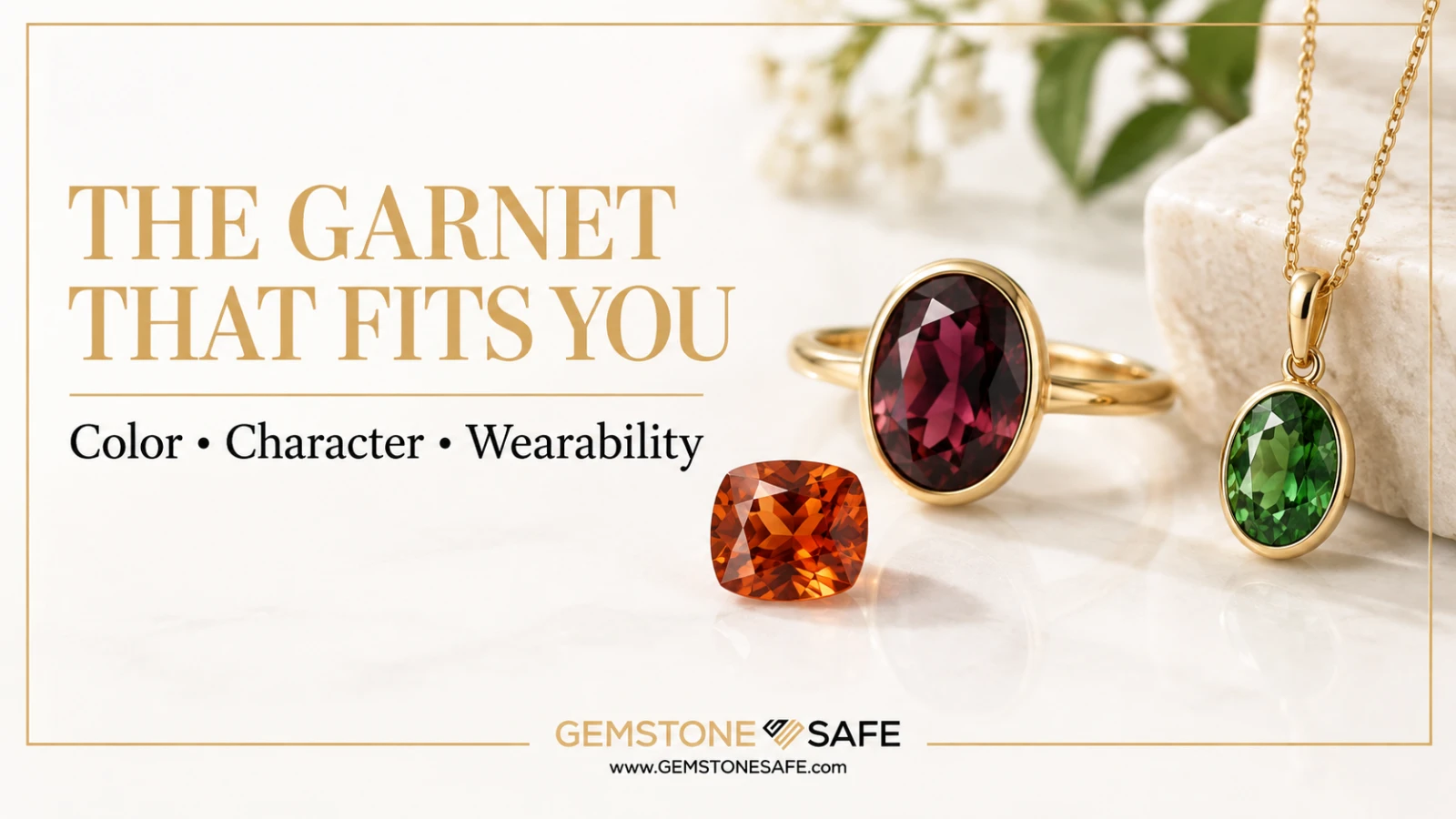 The Garnet That Fits You: Choosing Color, Character, and Wearability