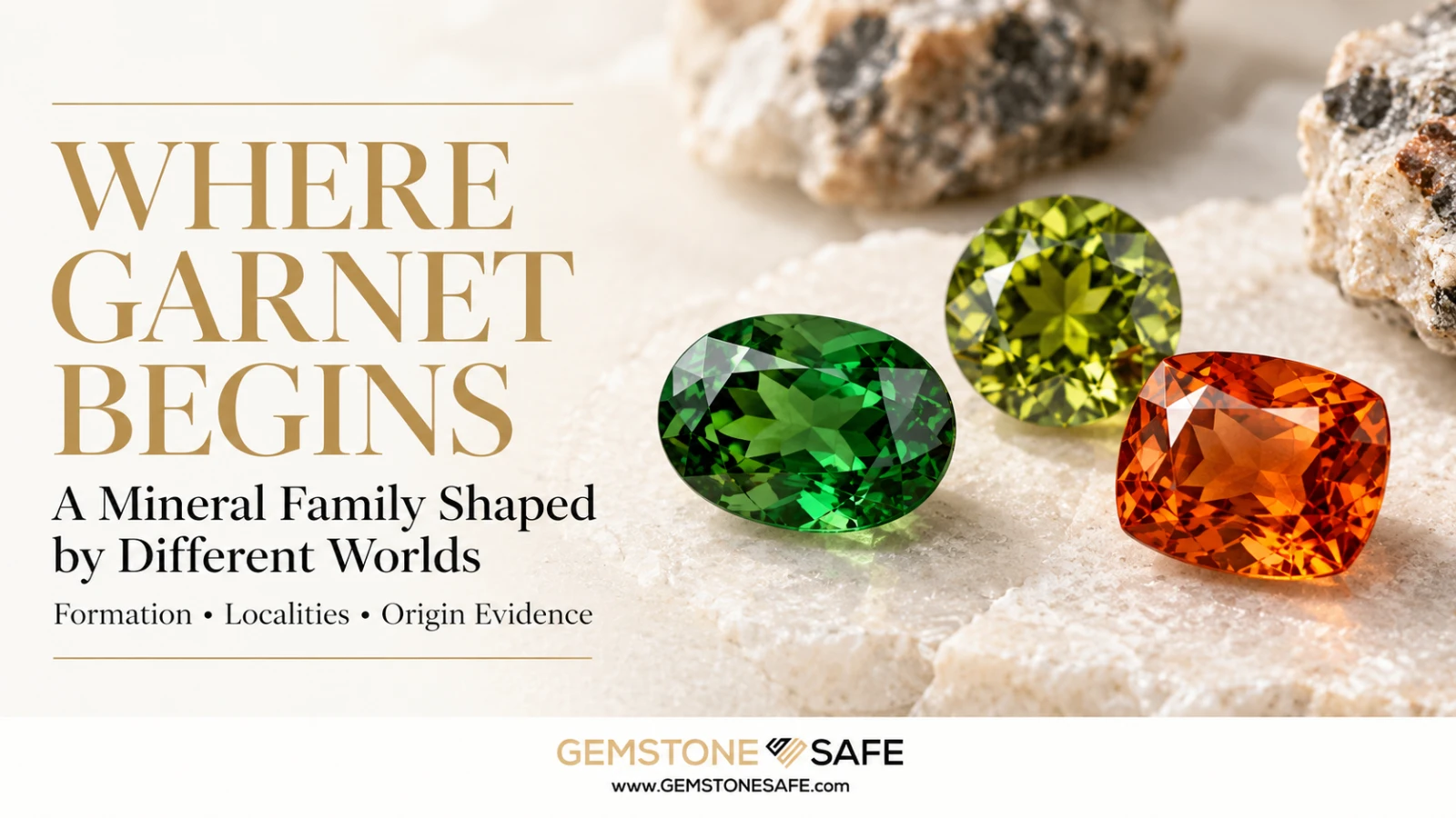 Where Garnet Begins: A Mineral Family Shaped by Different Worlds