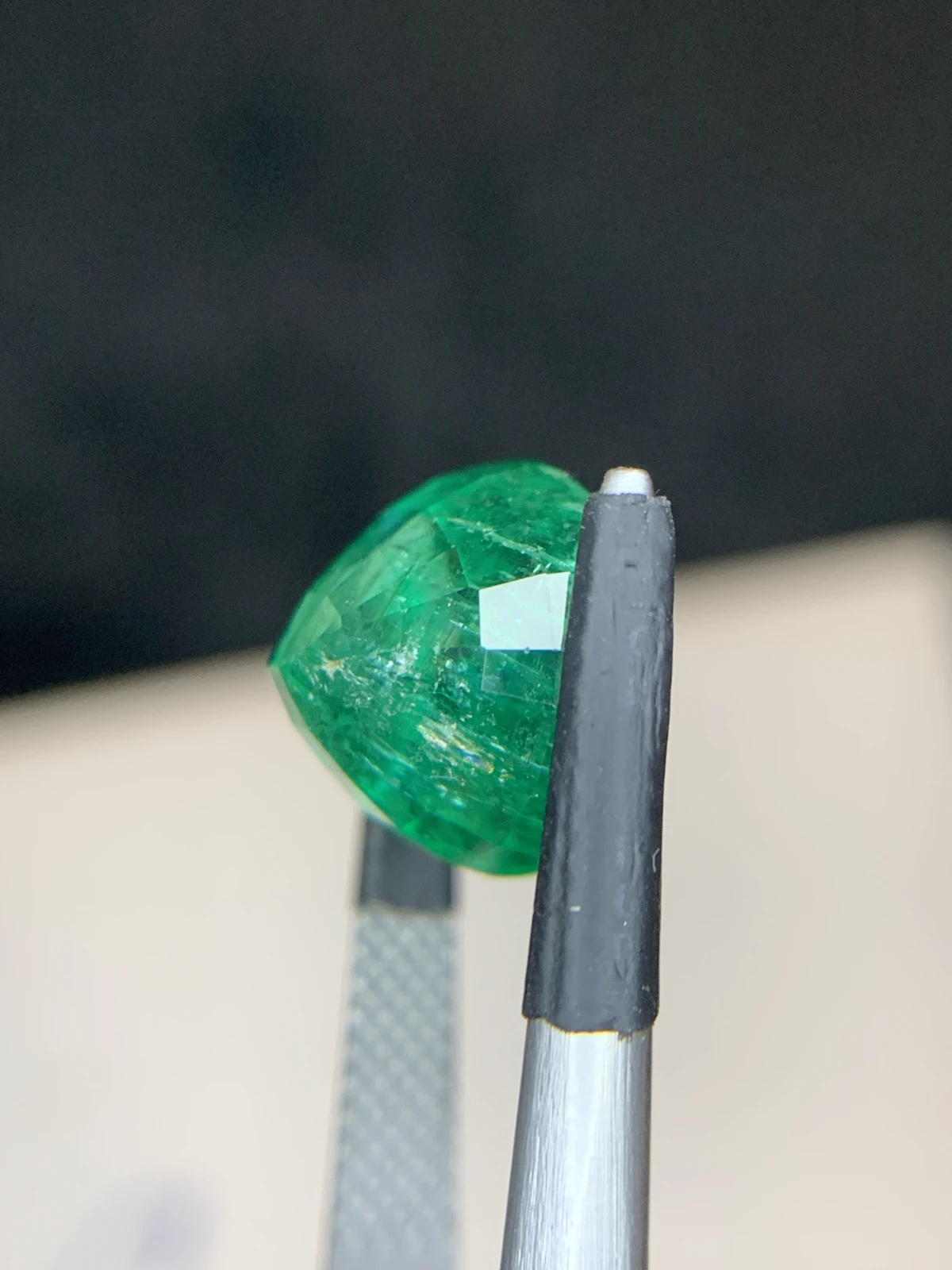 Bellerophon Certified 6.54 Ct Natural Panjshir Emerald Oval Shape Loose Gemstone — view 6
