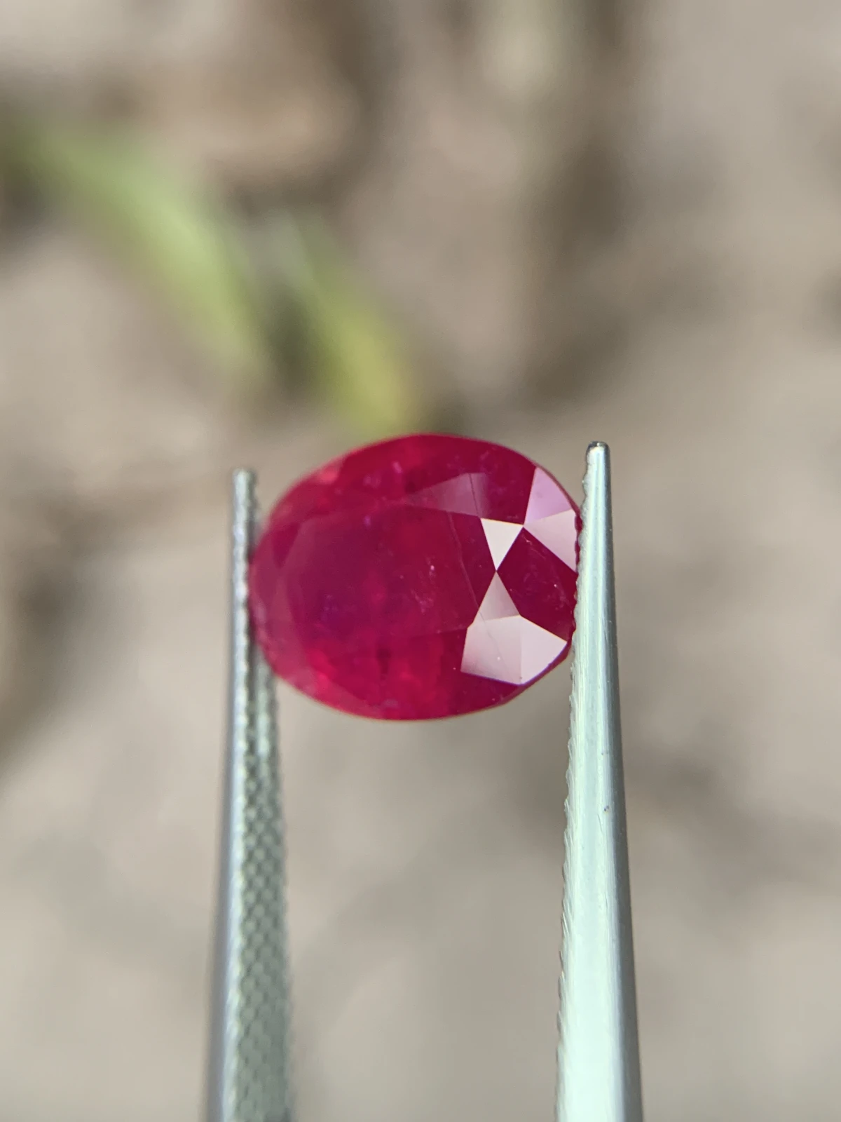 Bellerophon Certified 6.809 Ct Natural Ruby Oval Shape  Loose Gemstone — view 12