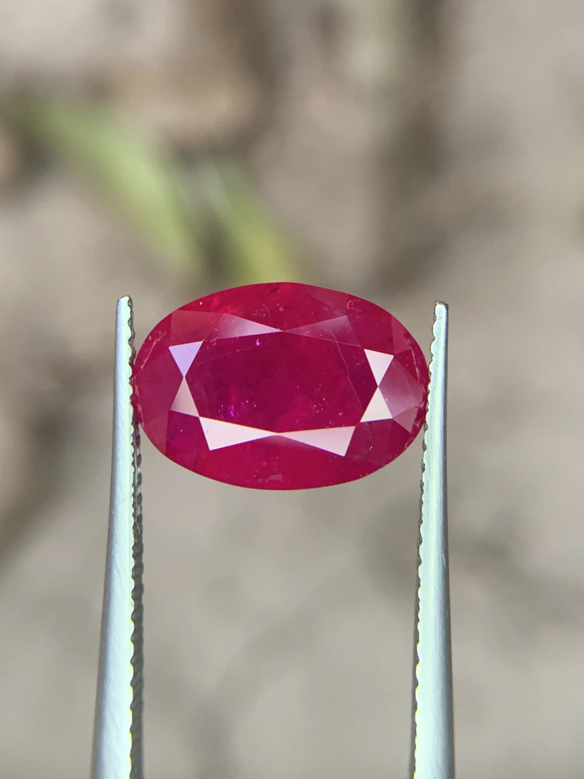 Bellerophon Certified 6.809 Ct Natural Ruby Oval Shape  Loose Gemstone — view 11