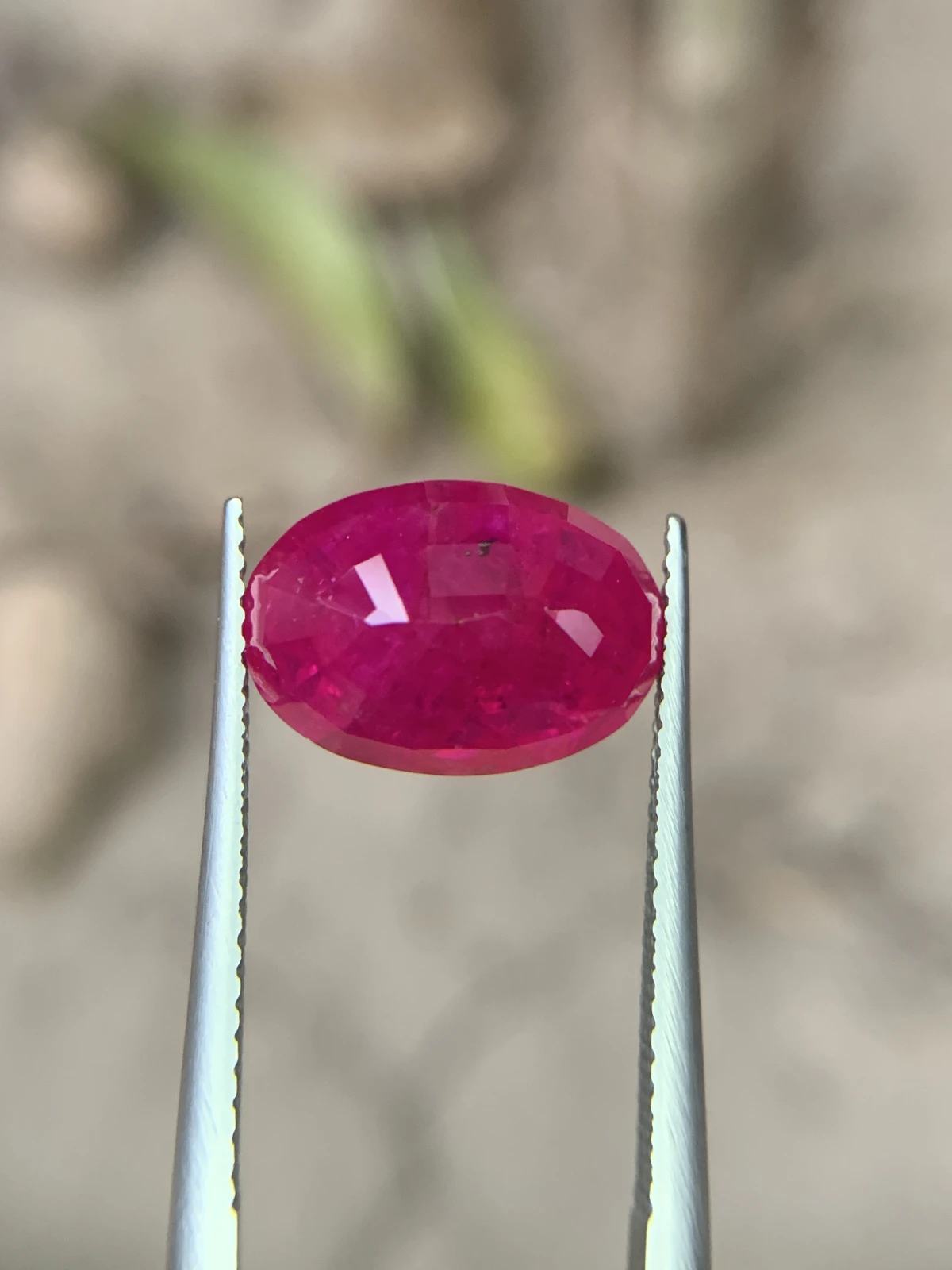 Bellerophon Certified 6.809 Ct Natural Ruby Oval Shape  Loose Gemstone — view 13