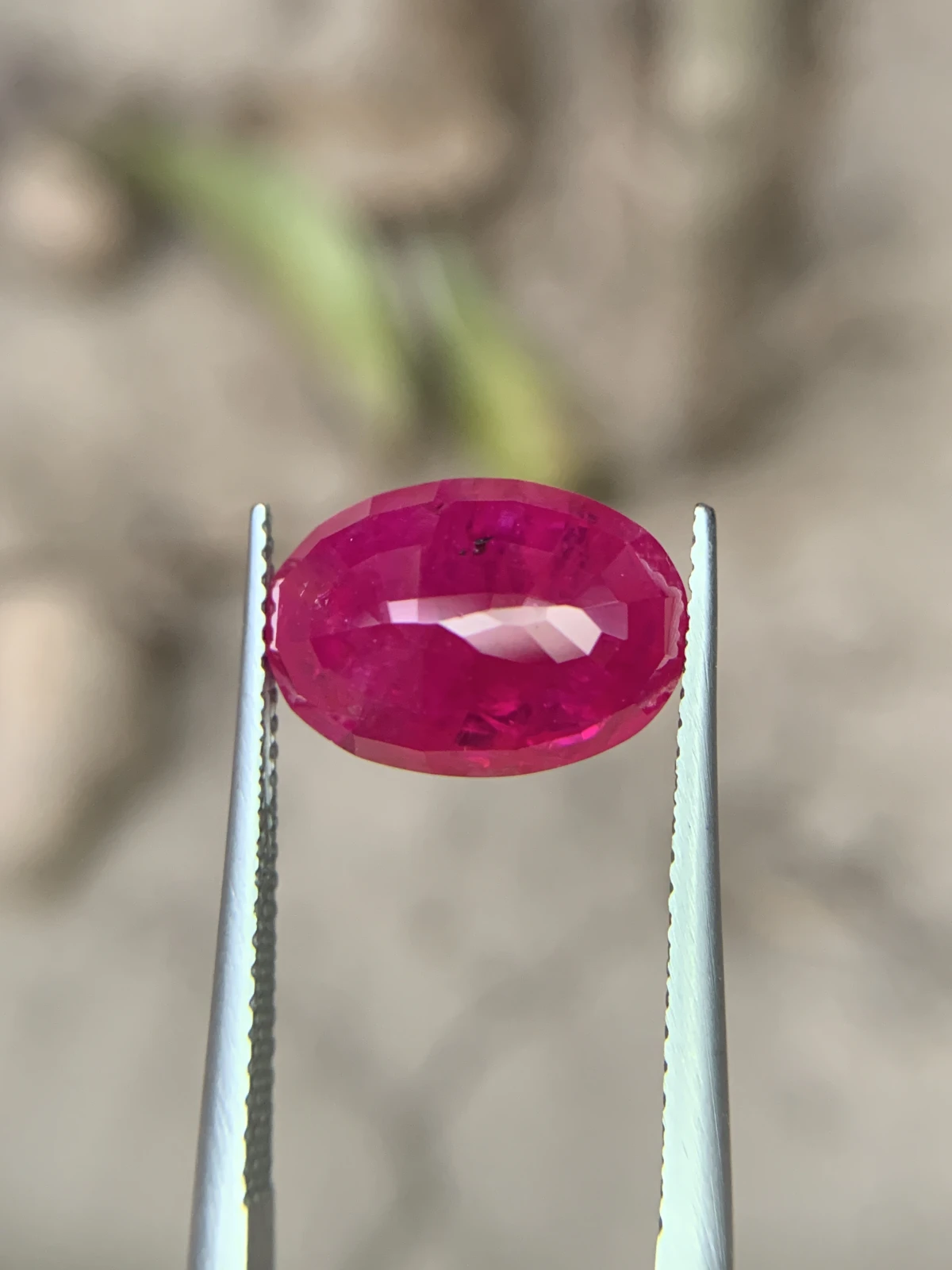 Bellerophon Certified 6.809 Ct Natural Ruby Oval Shape  Loose Gemstone — view 14