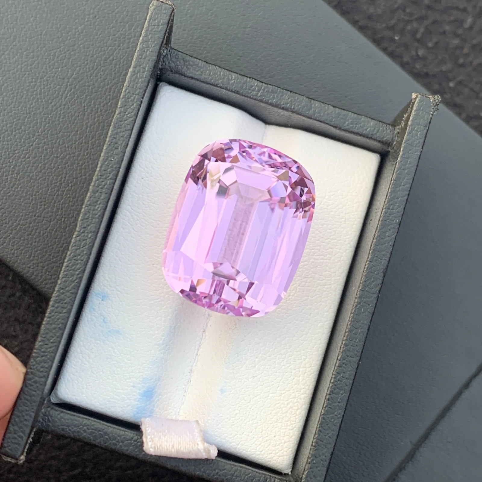 54.10ct Natural Pink Kunzite Cushion Loose Gemstone from Afghanistan — view 1
