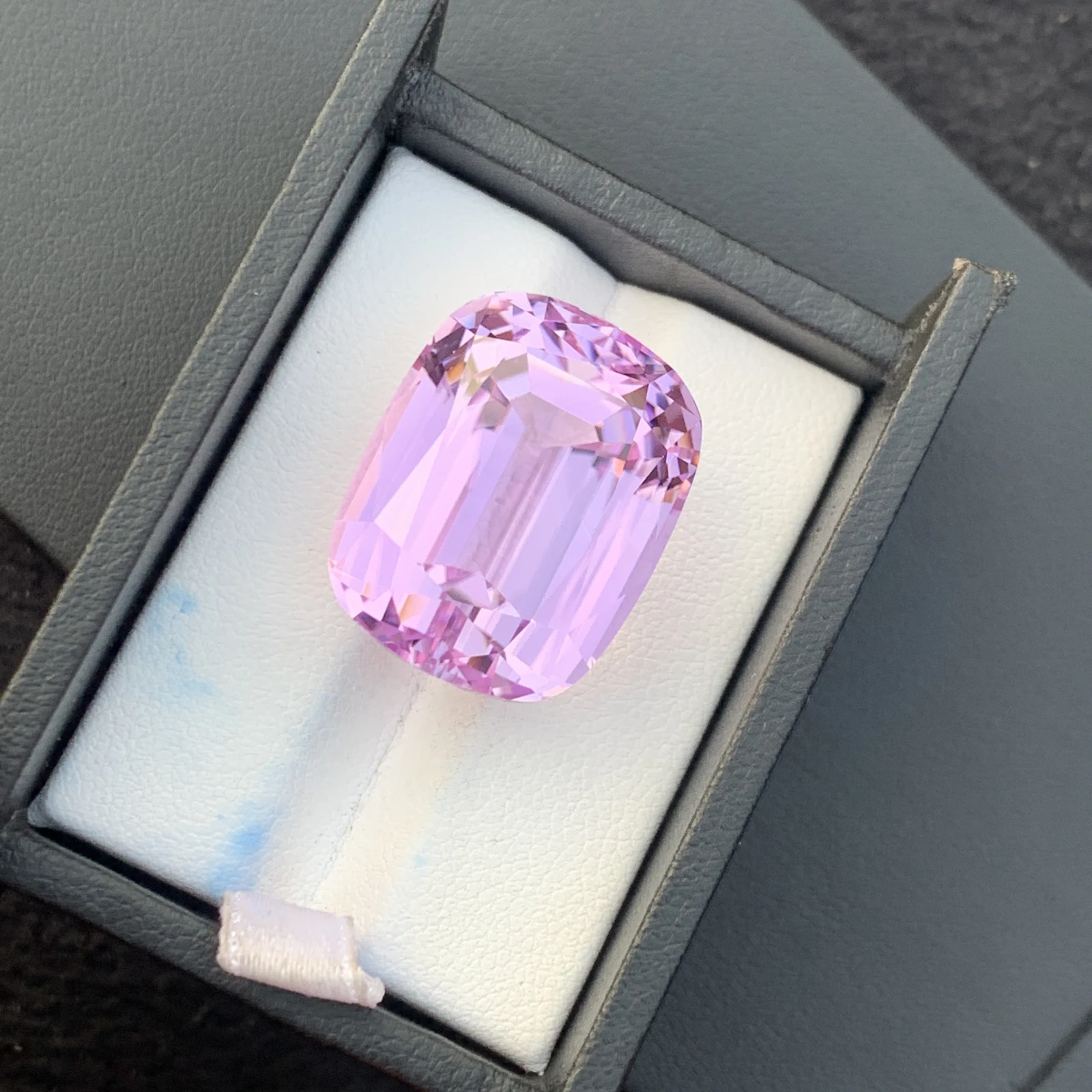 54.10ct Natural Pink Kunzite Cushion Loose Gemstone from Afghanistan — view 4
