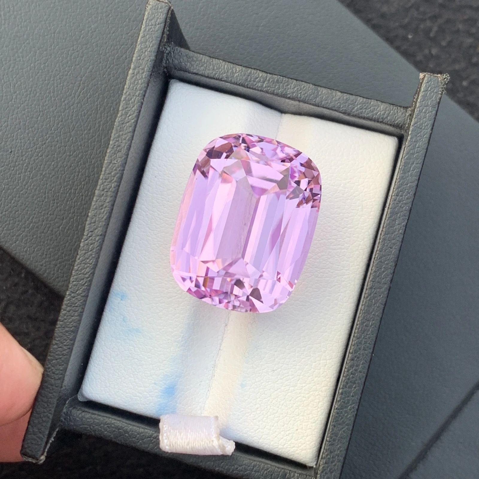 54.10ct Natural Pink Kunzite Cushion Loose Gemstone from Afghanistan — view 3