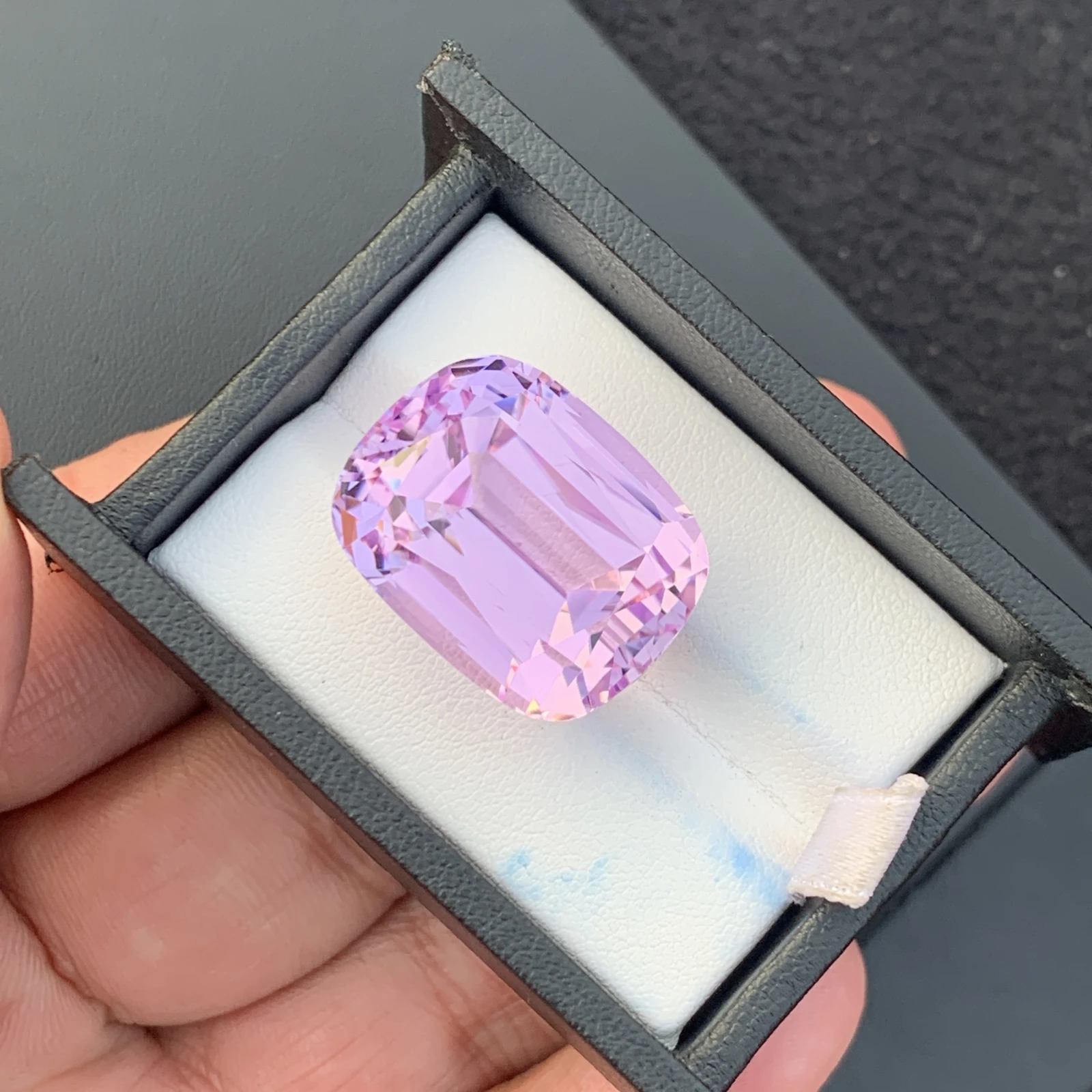 54.10ct Natural Pink Kunzite Cushion Loose Gemstone from Afghanistan — view 5