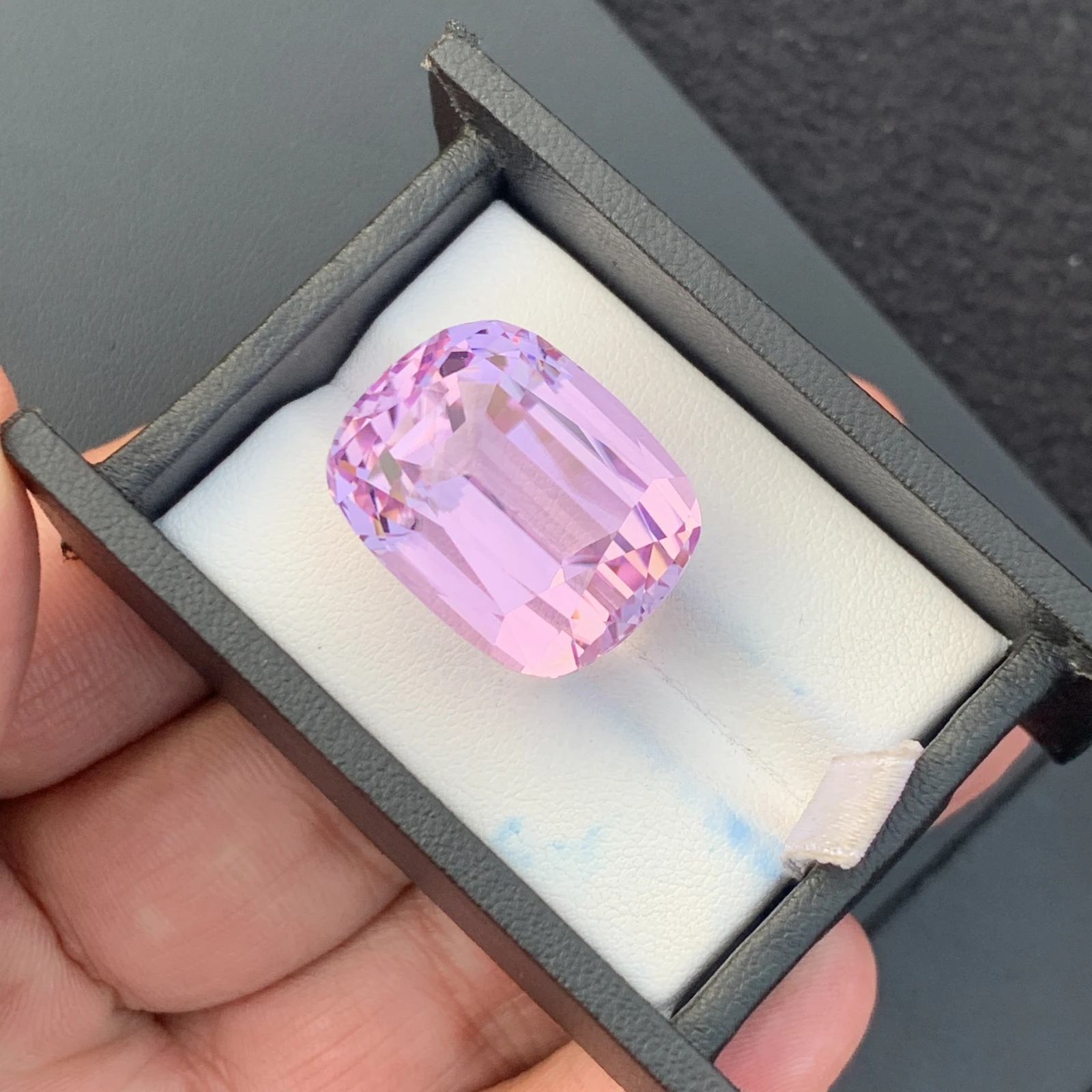 54.10ct Natural Pink Kunzite Cushion Loose Gemstone from Afghanistan — view 6