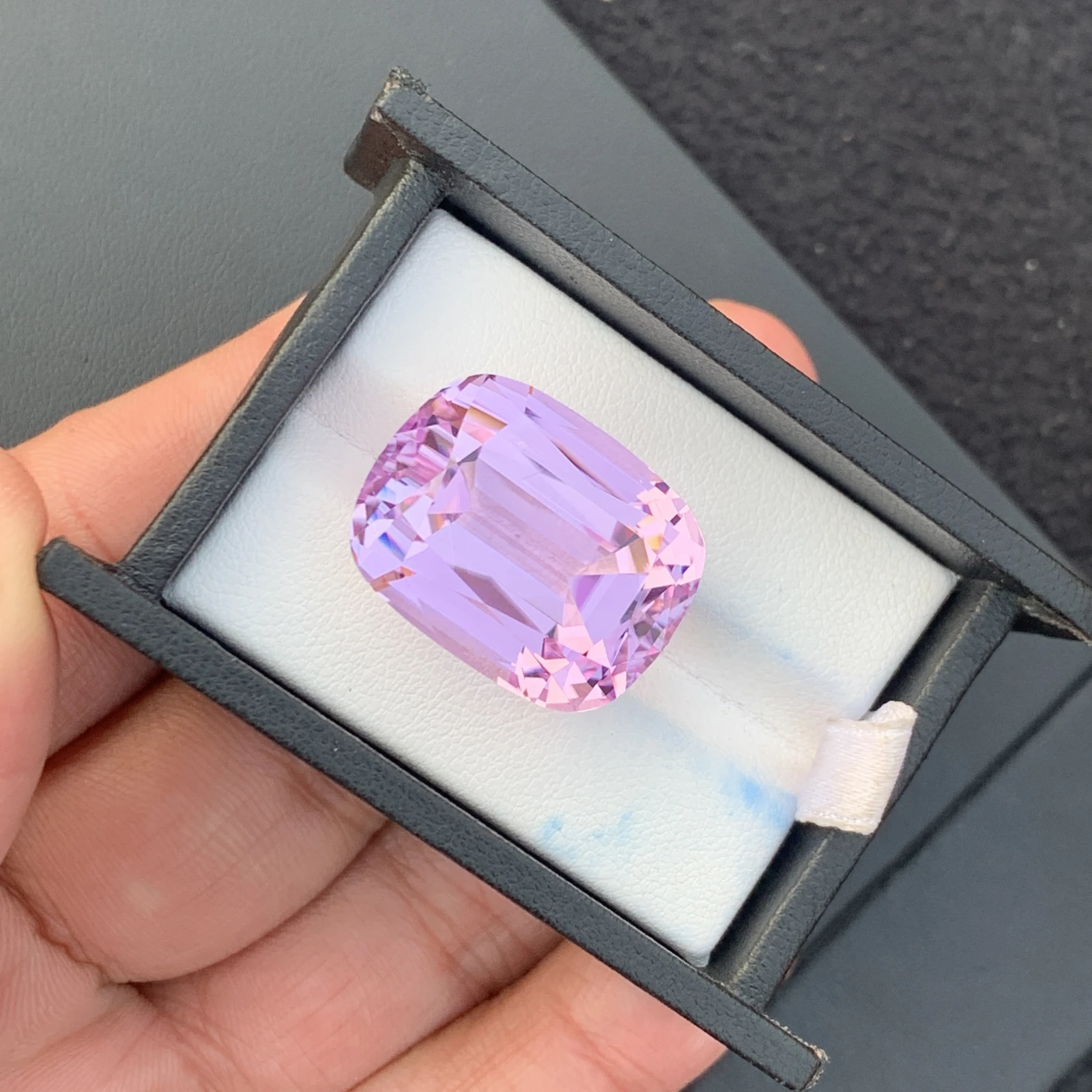 54.10ct Natural Pink Kunzite Cushion Loose Gemstone from Afghanistan — view 8