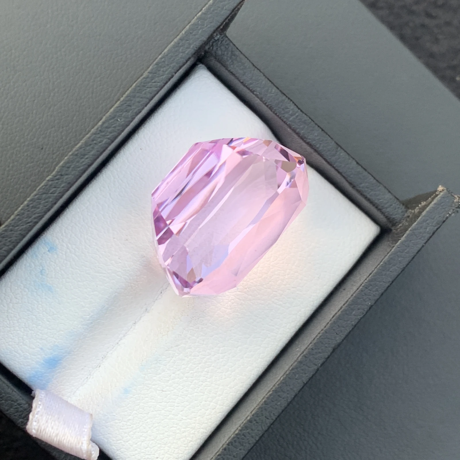 54.10ct Natural Pink Kunzite Cushion Loose Gemstone from Afghanistan — view 9