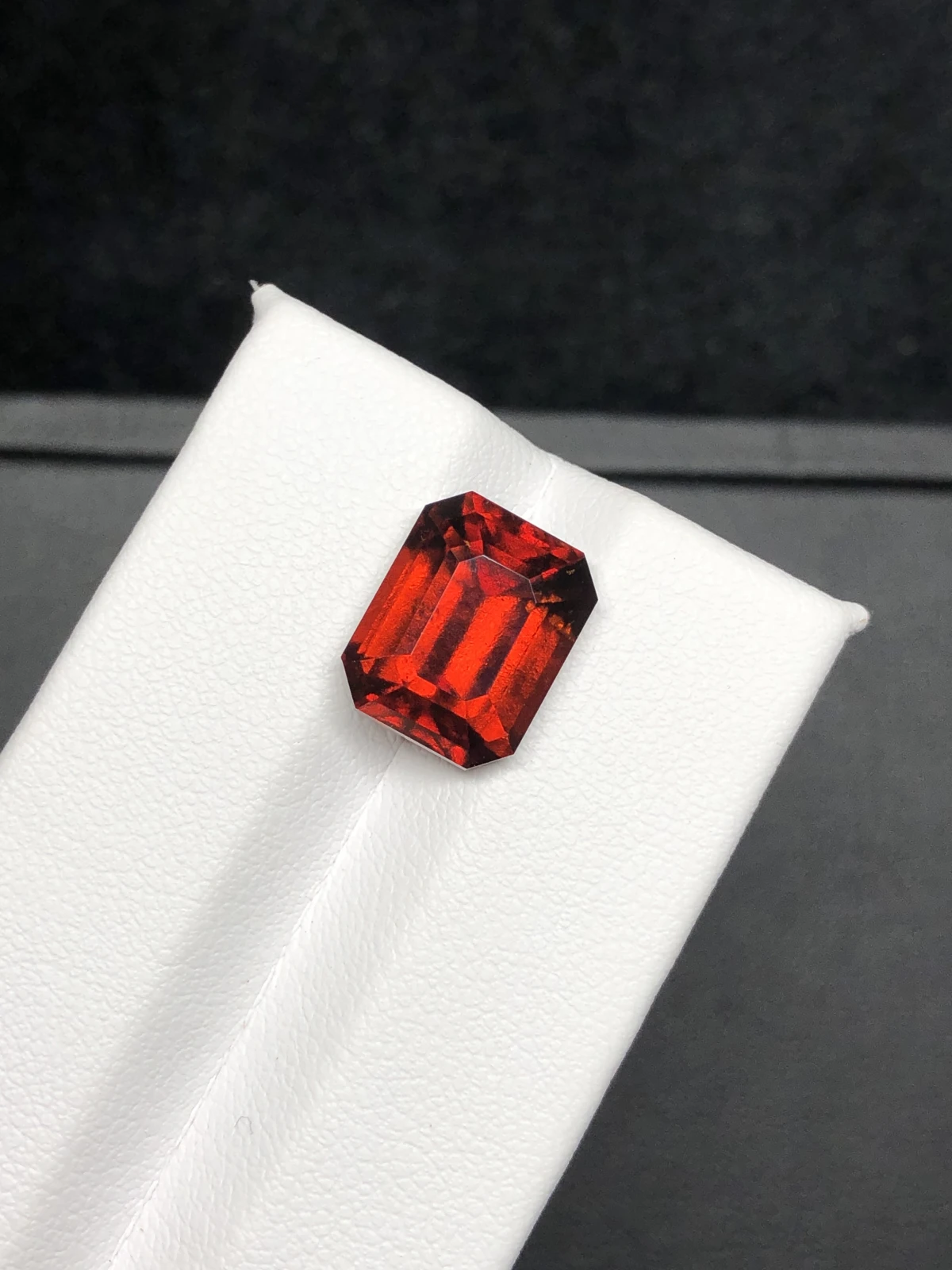 8.83 Carat Natural Spessartine Garnet Faceted Loose Gemstone — view 2