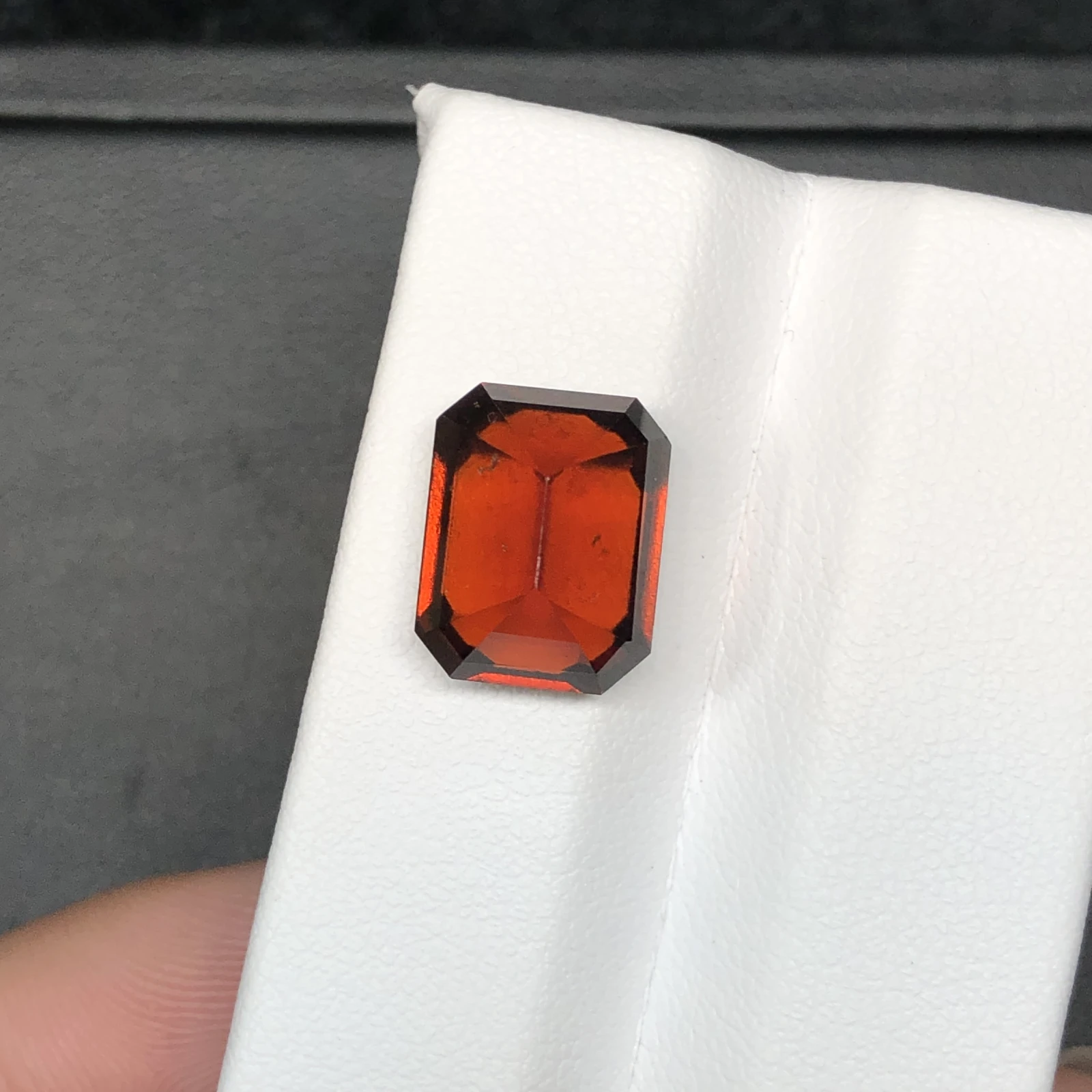 8.83 Carat Natural Spessartine Garnet Faceted Loose Gemstone — view 11