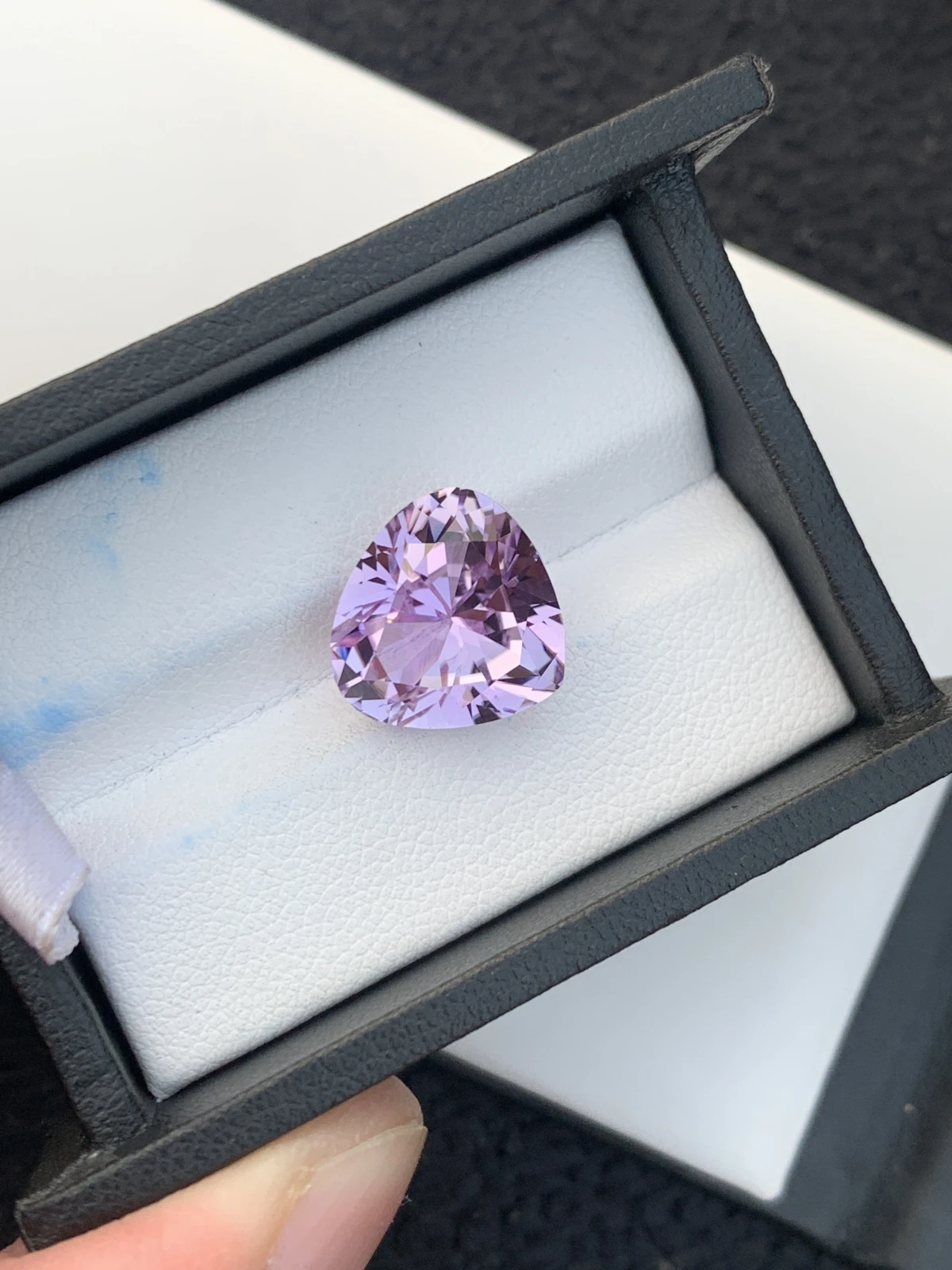 11.55ct Natural Unheated Pink Kunzite Heart Shape Loose Gemstone from Afghanistan — view 3