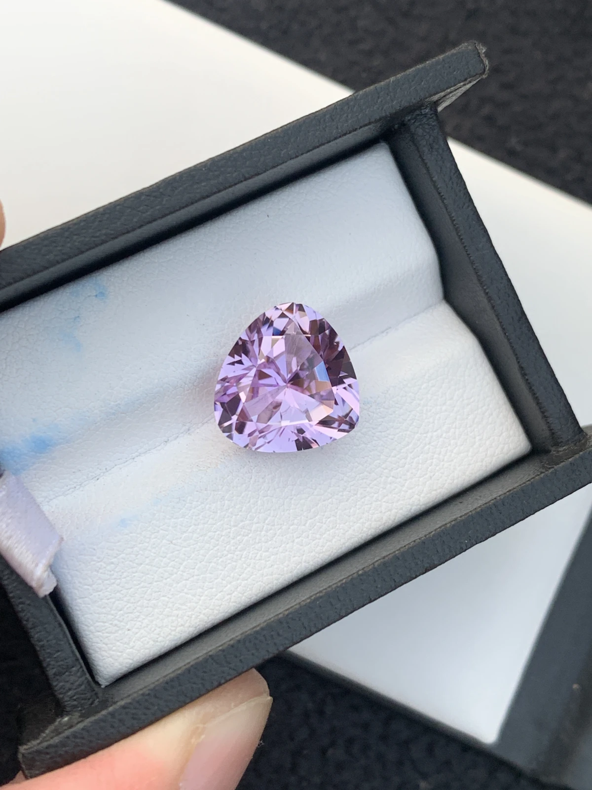 11.55ct Natural Unheated Pink Kunzite Heart Shape Loose Gemstone from Afghanistan — view 4