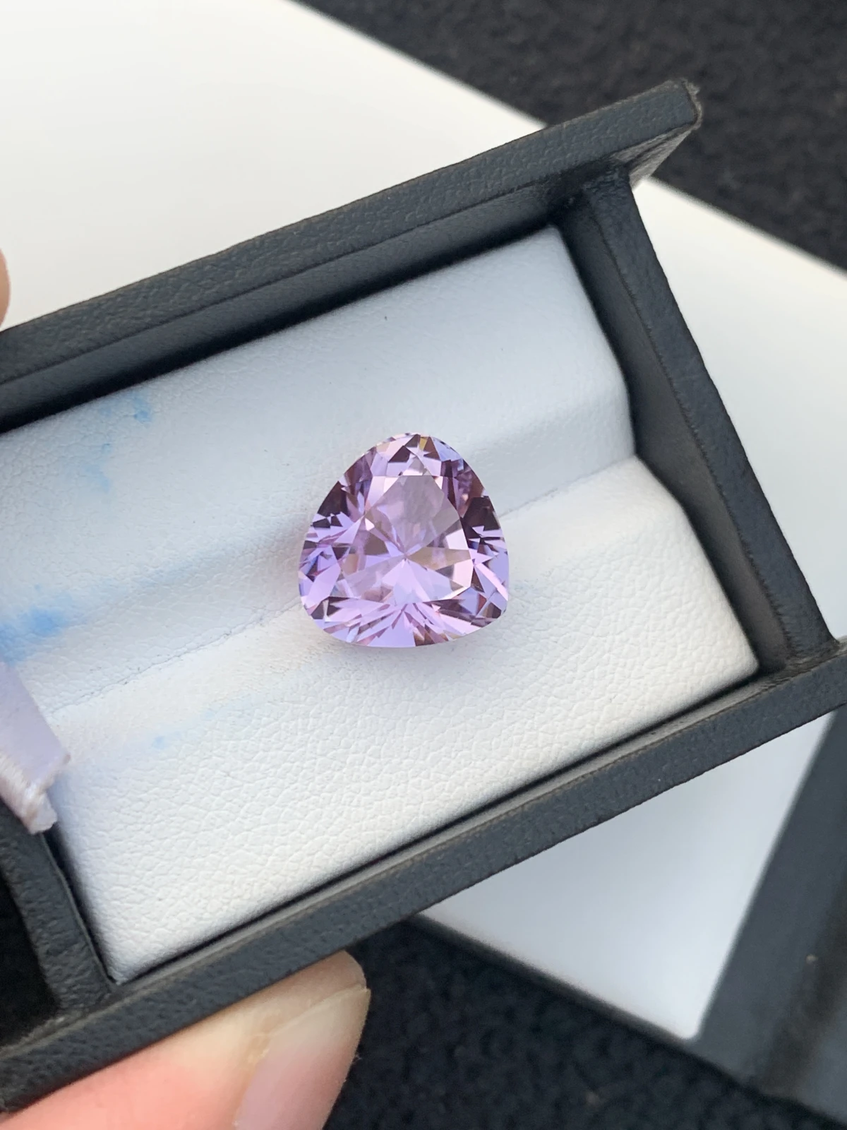 11.55ct Natural Unheated Pink Kunzite Heart Shape Loose Gemstone from Afghanistan — view 6