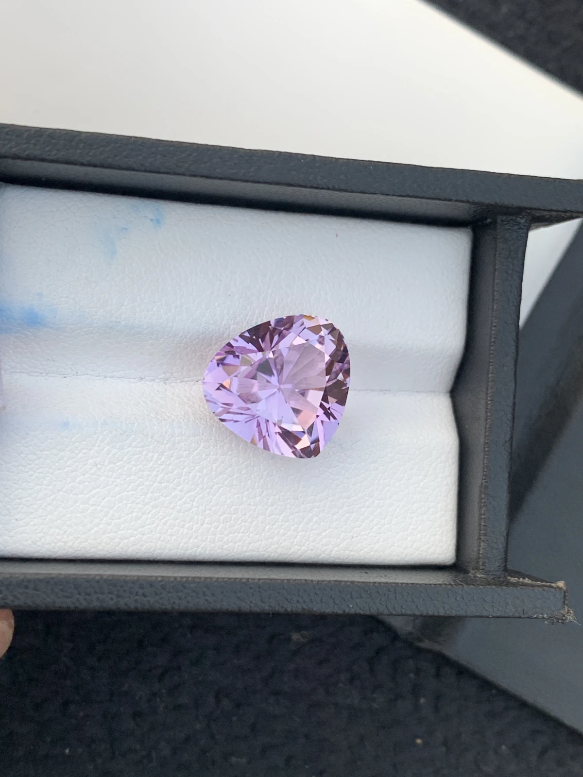 11.55ct Natural Unheated Pink Kunzite Heart Shape Loose Gemstone from Afghanistan — view 7