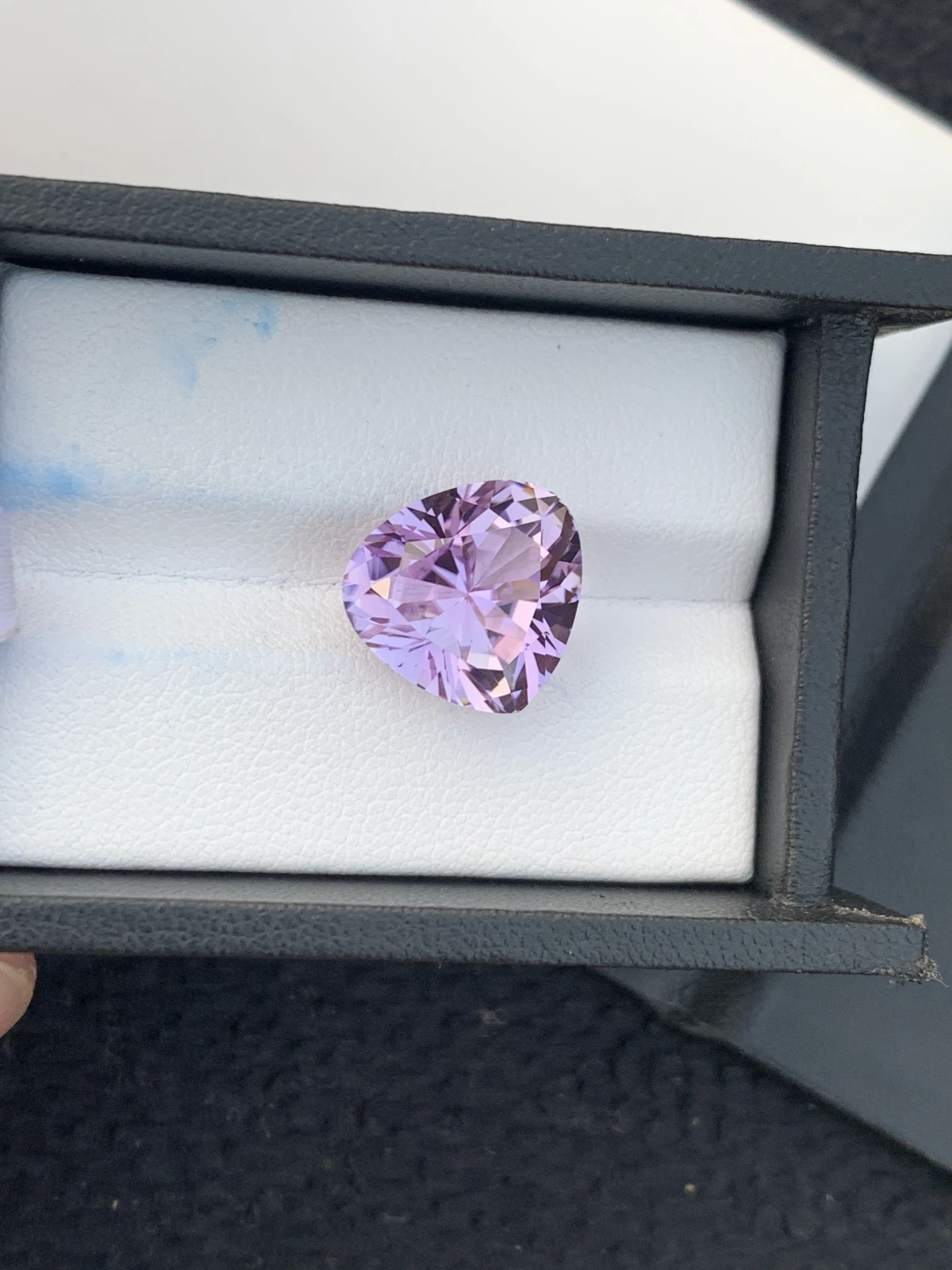 11.55ct Natural Unheated Pink Kunzite Heart Shape Loose Gemstone from Afghanistan — view 8