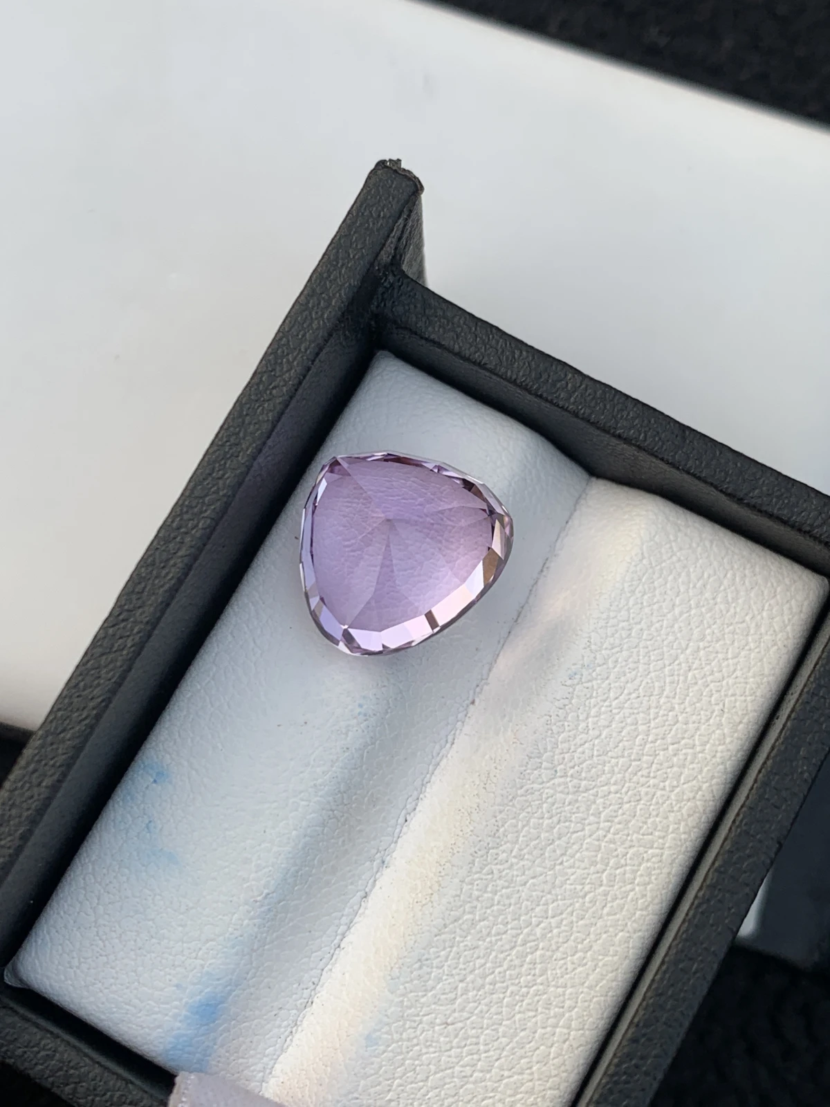 11.55ct Natural Unheated Pink Kunzite Heart Shape Loose Gemstone from Afghanistan — view 11