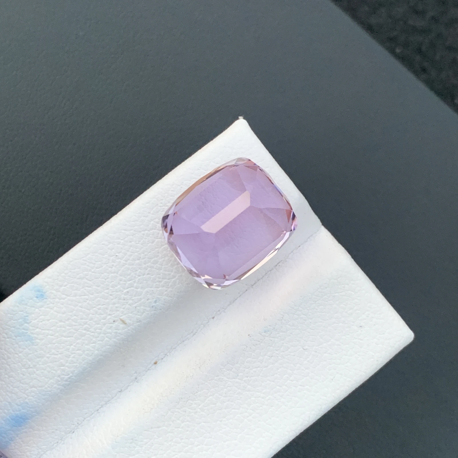 14.28 Ct Natural Unheated Pink Kunzite Cushion Shape Loose Gemstone from Afghanistan — view 14