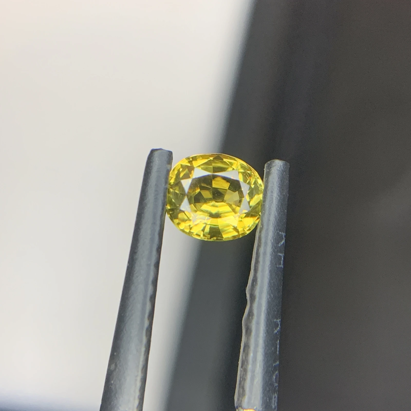IGI Certified 0.72ct Natural Brownish Yellow Chrysoberyl Oval Shape Loose Gemstone — view 10