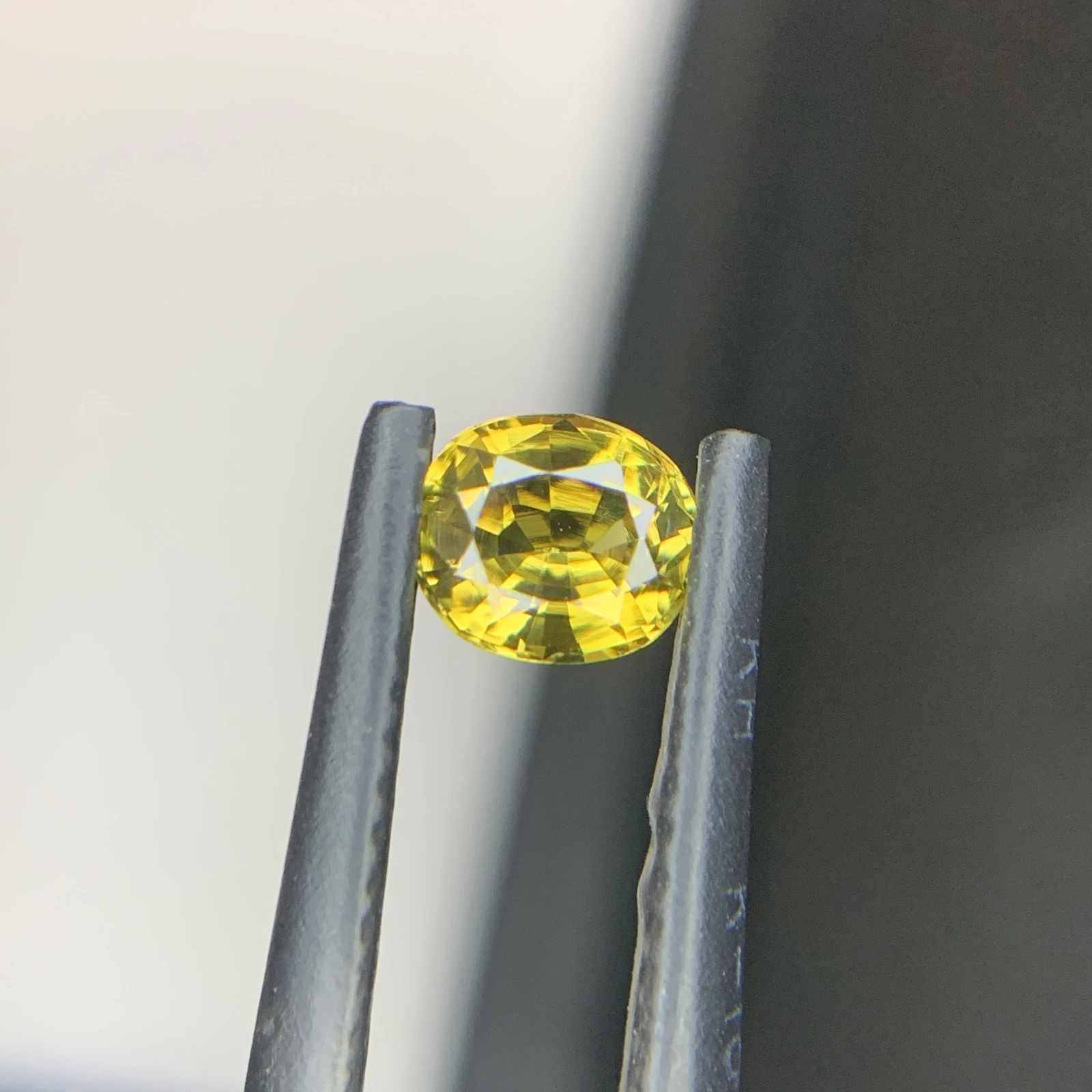 IGI Certified 0.72ct Natural Brownish Yellow Chrysoberyl Oval Shape Loose Gemstone — view 11