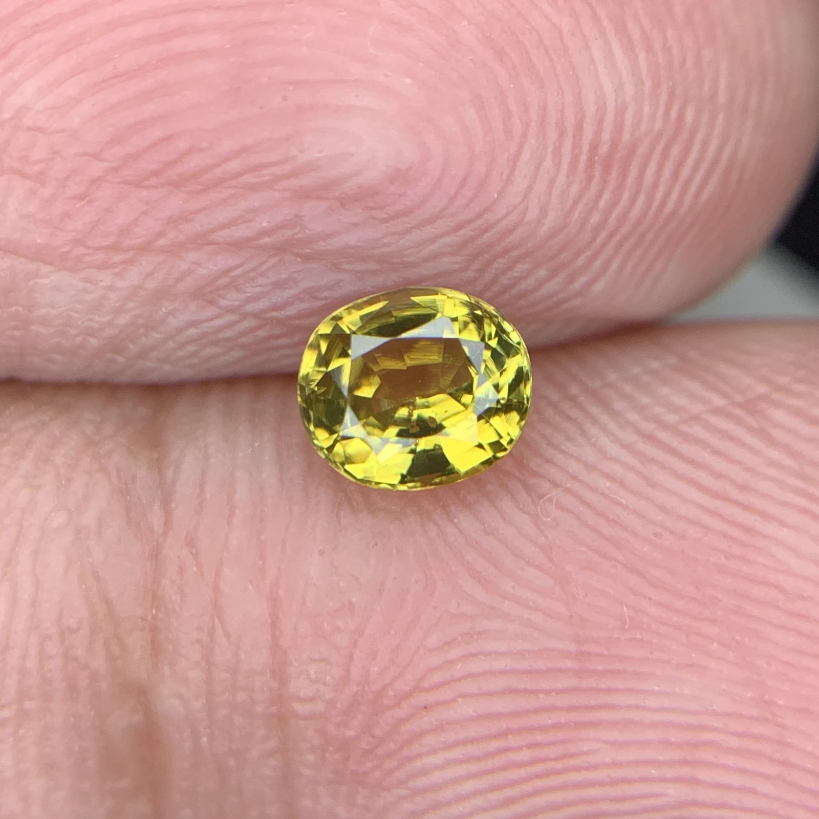 IGI Certified 0.72ct Natural Brownish Yellow Chrysoberyl Oval Shape Loose Gemstone — view 12