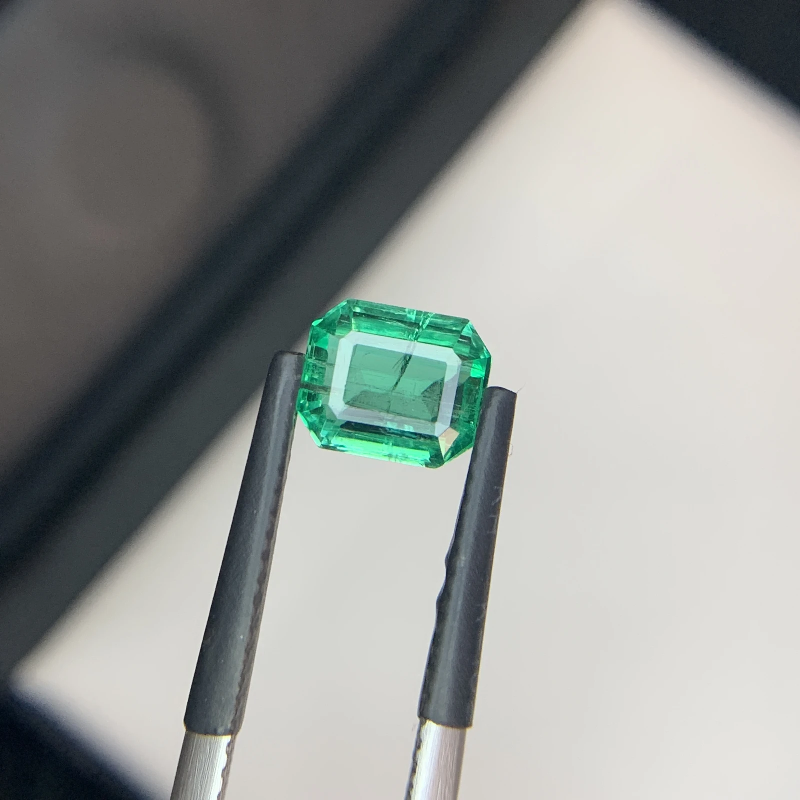 IGI Certified 1.78 ct Natural Panjshir Emerald Octagon Shape Loose Gemstone from Afghanistan — view 1