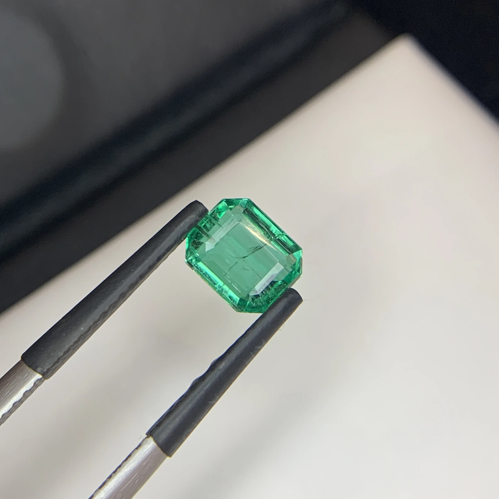 IGI Certified 1.78 ct Natural Panjshir Emerald Octagon Shape Loose Gemstone from Afghanistan — view 10