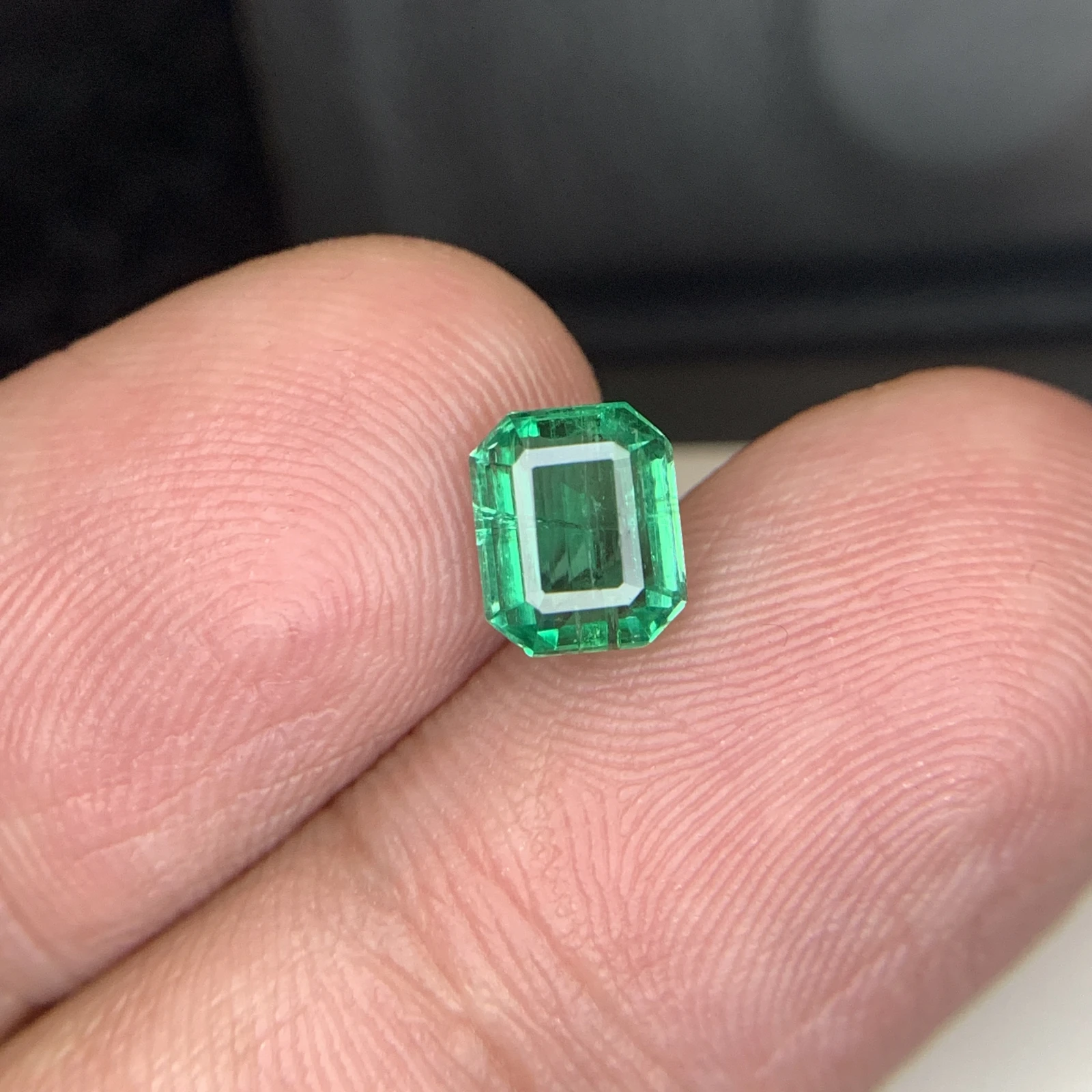 IGI Certified 1.78 ct Natural Panjshir Emerald Octagon Shape Loose Gemstone from Afghanistan — view 17