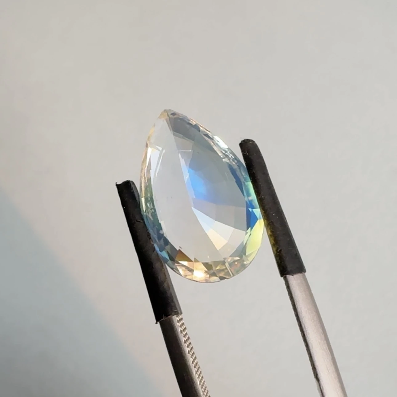 ICA GemLab Certified 5.16 ct Natural Rainbow Moonstone Pear Shape Loose Gemstone from Madagascar — view 15