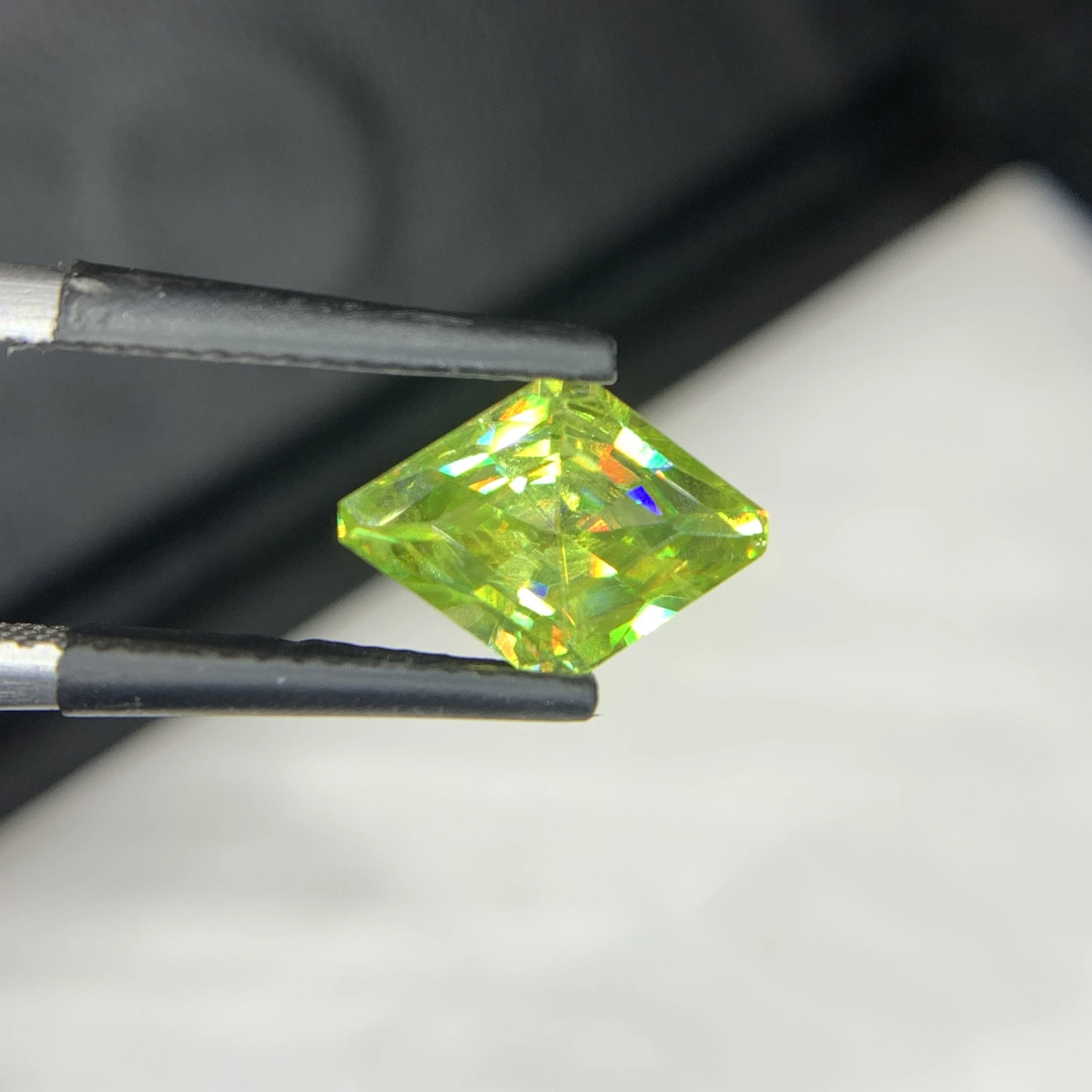 1.60 carat Natural Green Sphene Fancy Shape Loose Gemstone — view 1