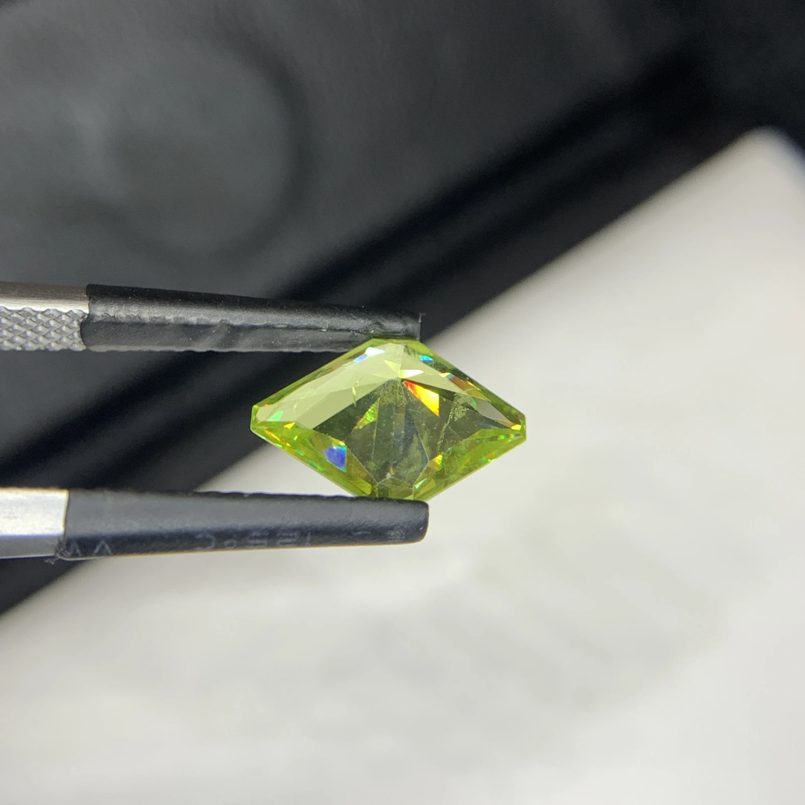 1.60 carat Natural Green Sphene Fancy Shape Loose Gemstone — view 6