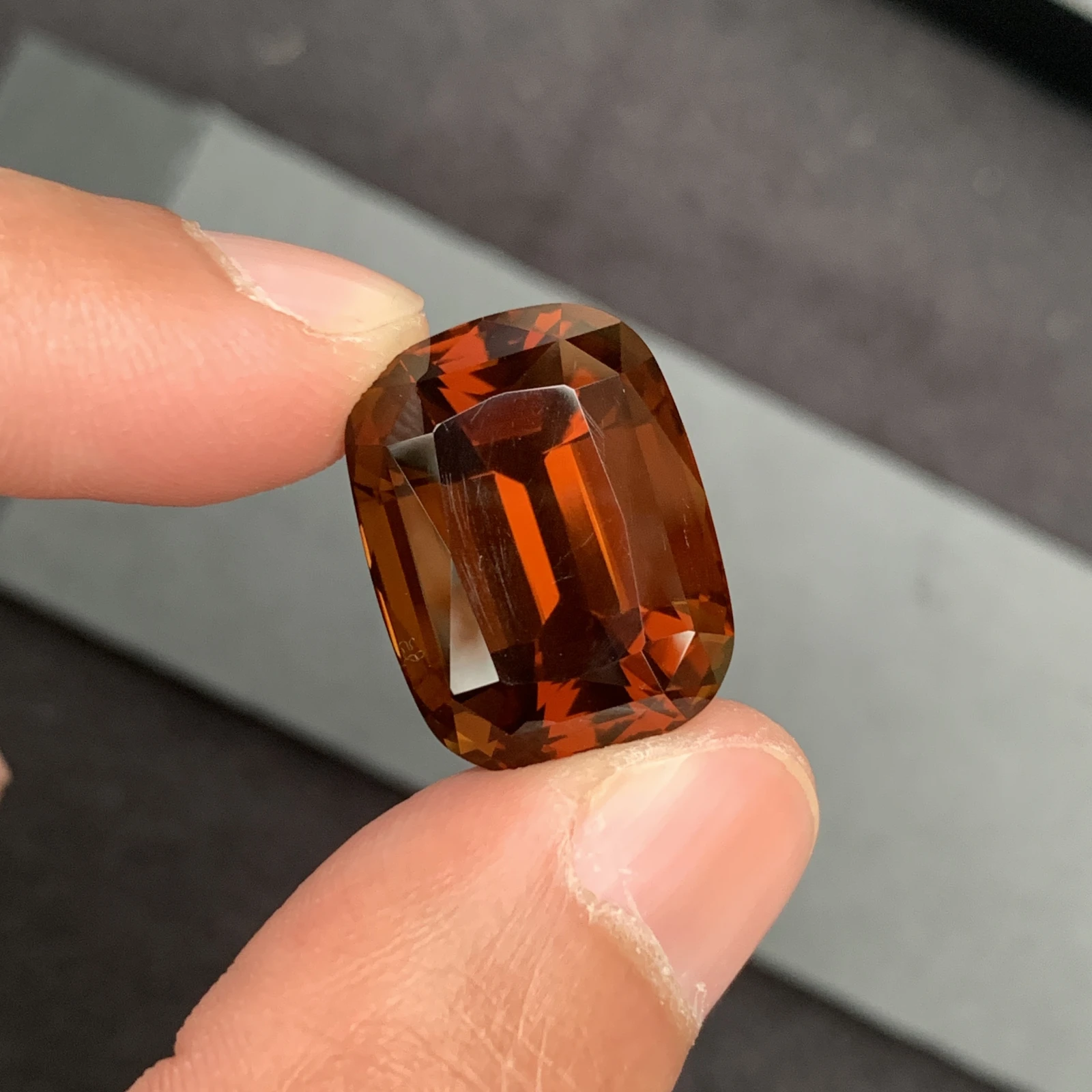 Natural Citrine 34.30 Carat Statement Jewelry Piece, Healing Crystal Gemstone Loose — view 2