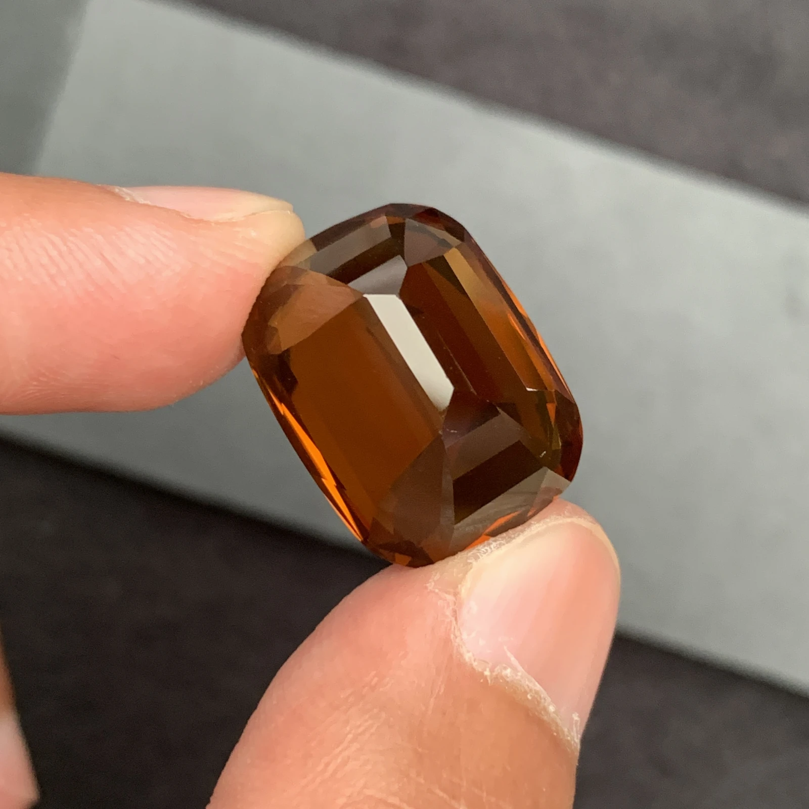Natural Citrine 34.30 Carat Statement Jewelry Piece, Healing Crystal Gemstone Loose — view 4