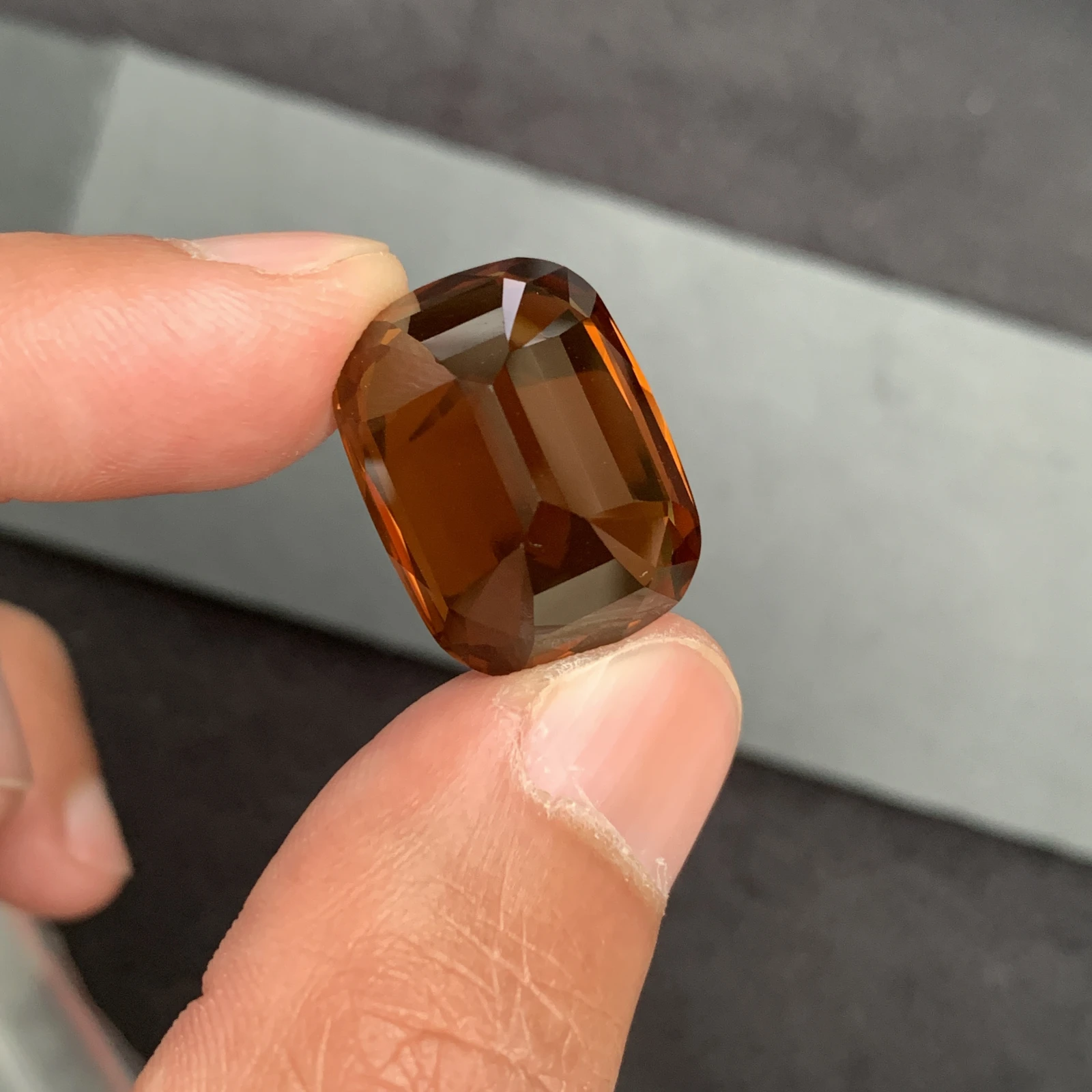 Natural Citrine 34.30 Carat Statement Jewelry Piece, Healing Crystal Gemstone Loose — view 5
