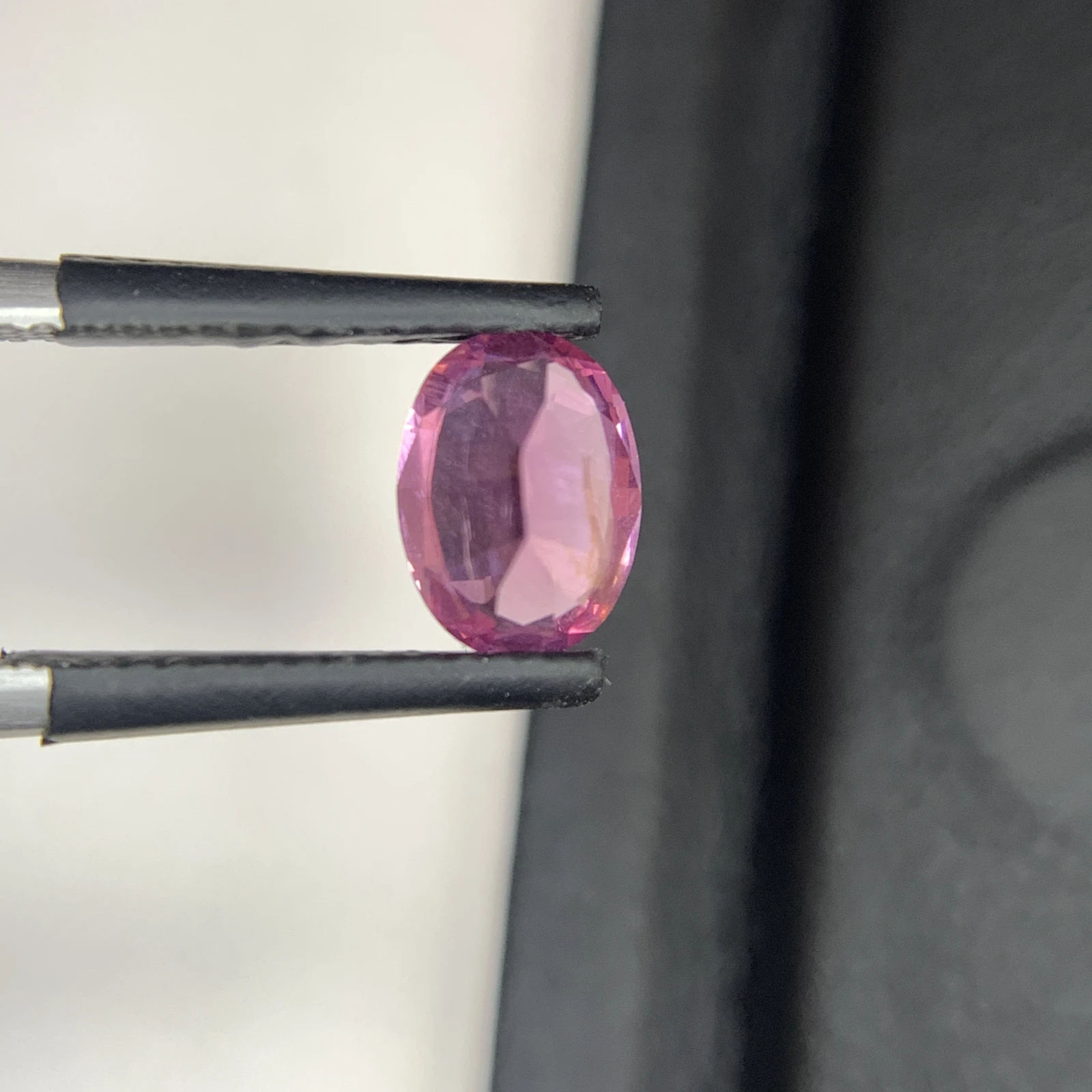 Natural Mahenge Pink Spinel 1.61 Carat Faceted Oval Shape Loose Gemstone — view 8