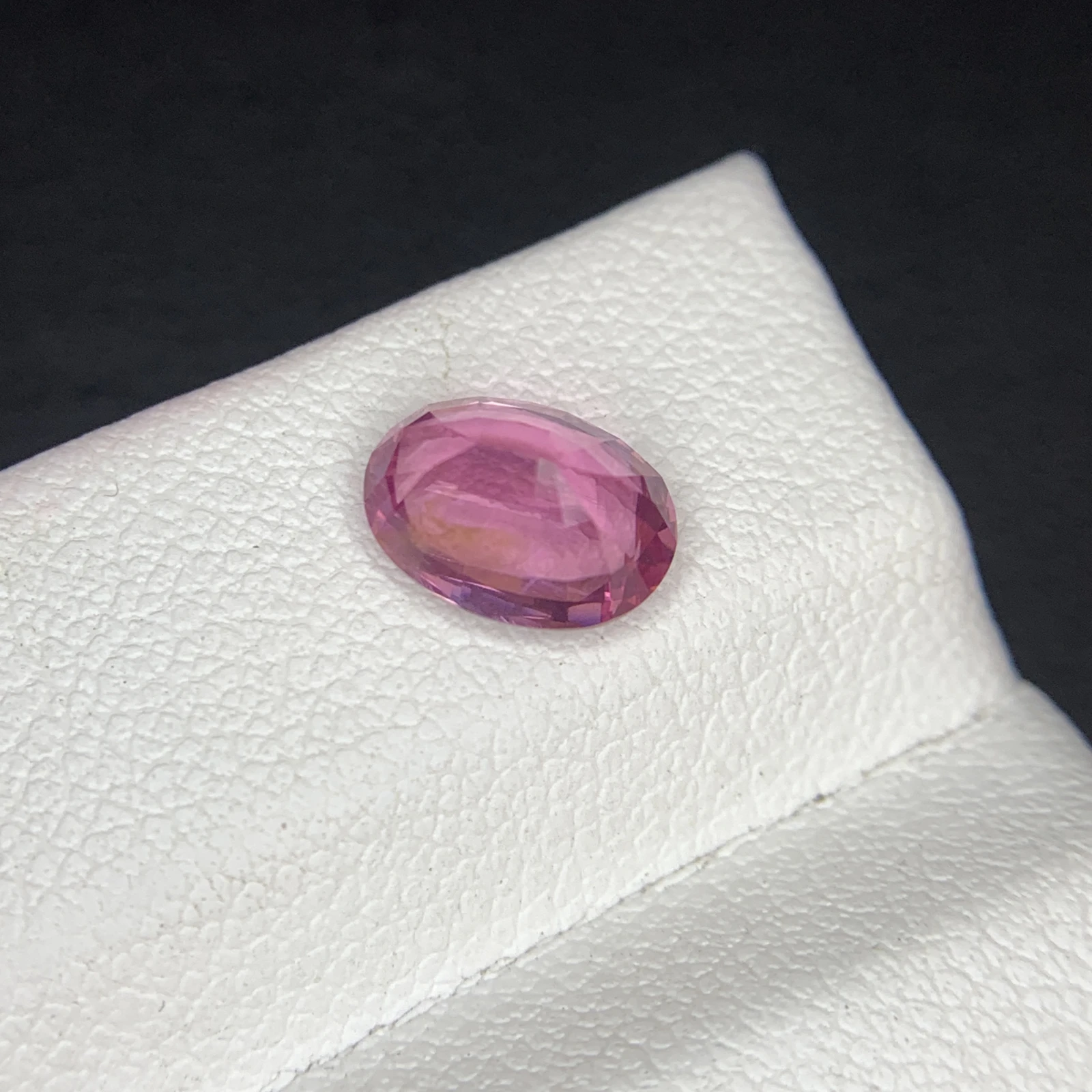 Natural Mahenge Pink Spinel 1.61 Carat Faceted Oval Shape Loose Gemstone — view 16