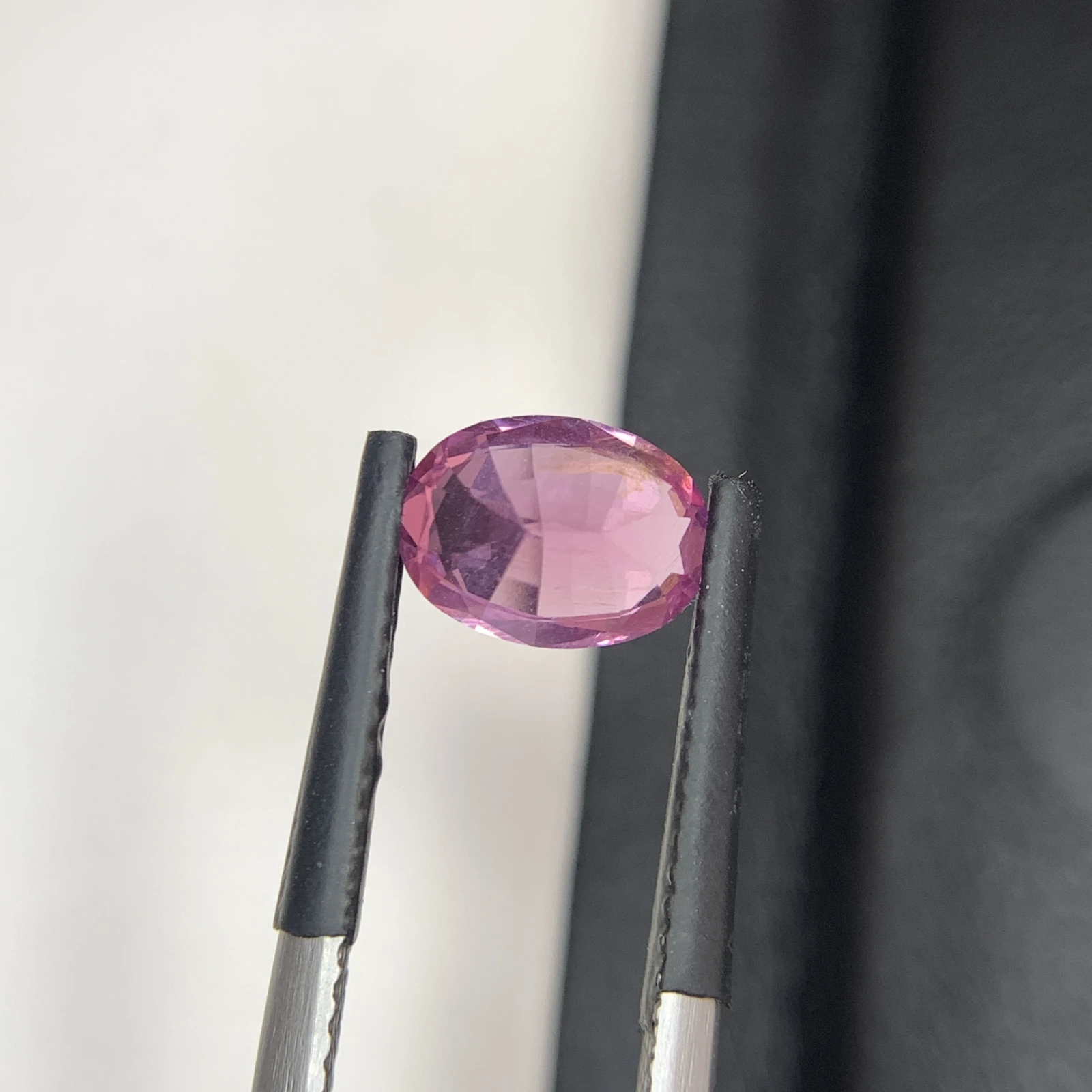 Natural Mahenge Pink Spinel 1.61 Carat Faceted Oval Shape Loose Gemstone — view 5