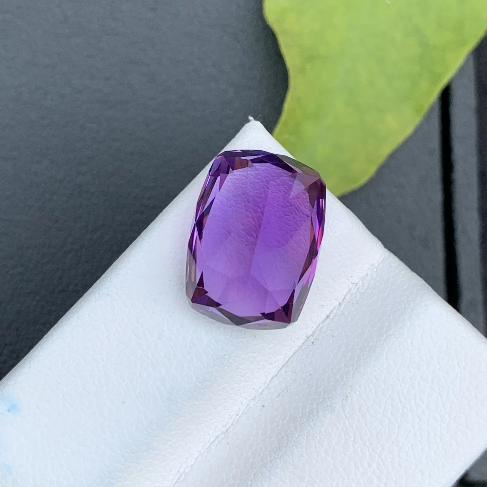 Natural Purple Amethyst Gemstone 9.24 Carat, Cushion Cut For Jewelry Making — view 6