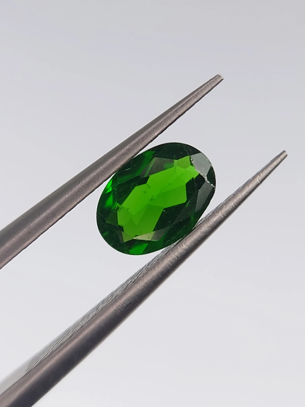 0.73ct Natural Oval Cut Chrome Diopside From Pakistan — view 5