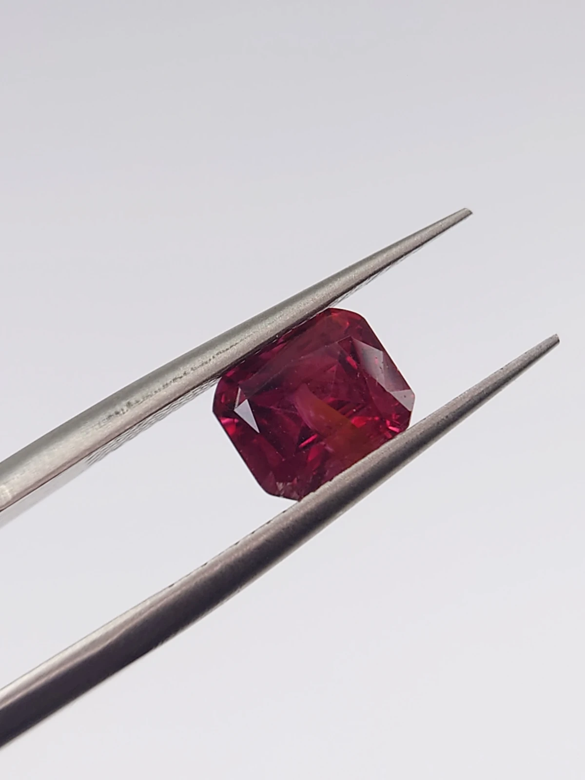 1.91 ct Natural Tanzania Malaya Garnet in Modified Cushion Cut — view 1