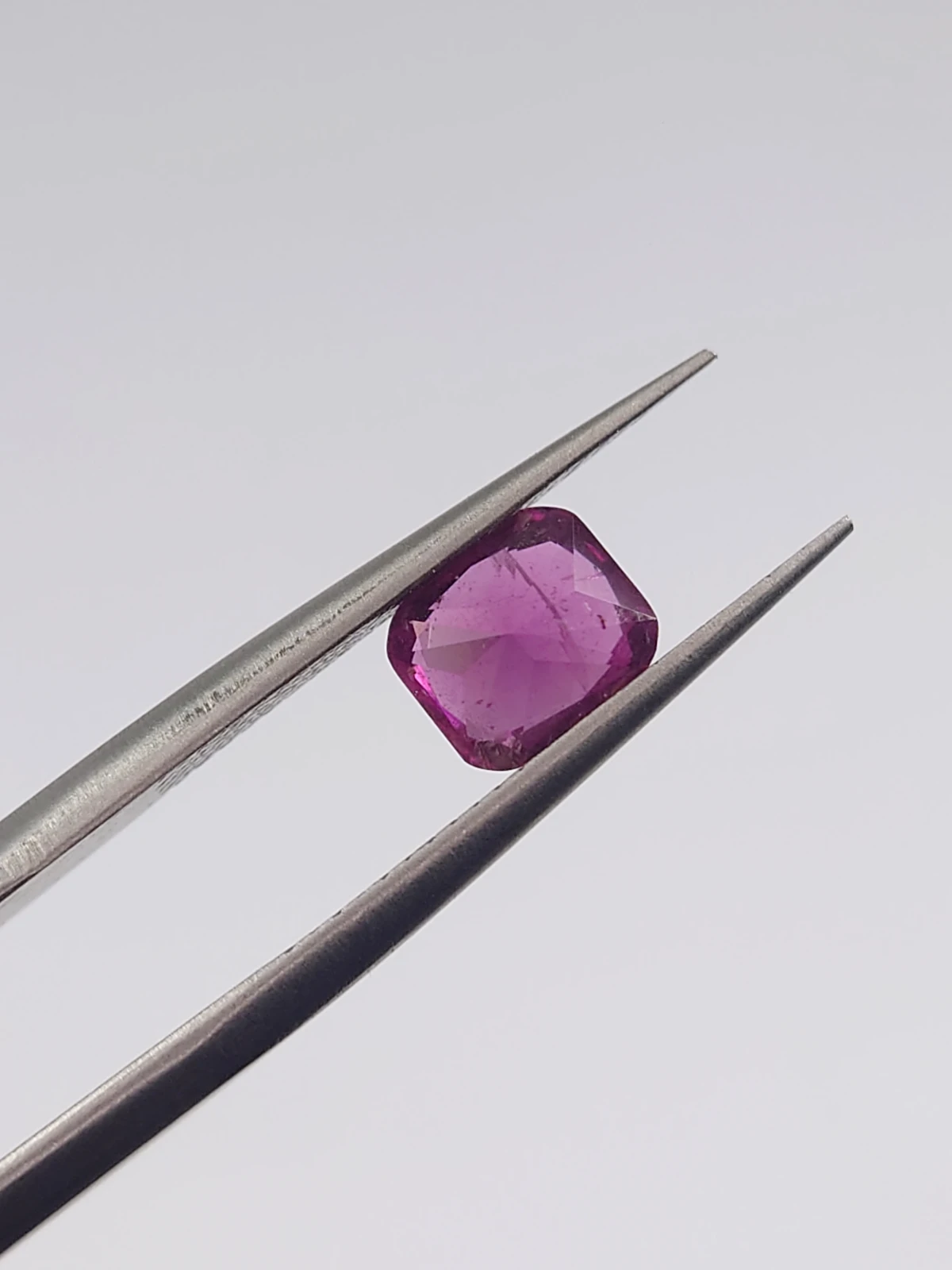 1.08ct Natural Malaya Garnet in Modified Cushion Cut from Tanzania — view 2