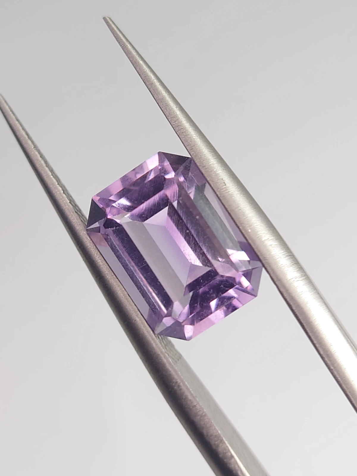 2.7ct Natural Amethyst Ascher Cut Loose From Nigeria — view 8