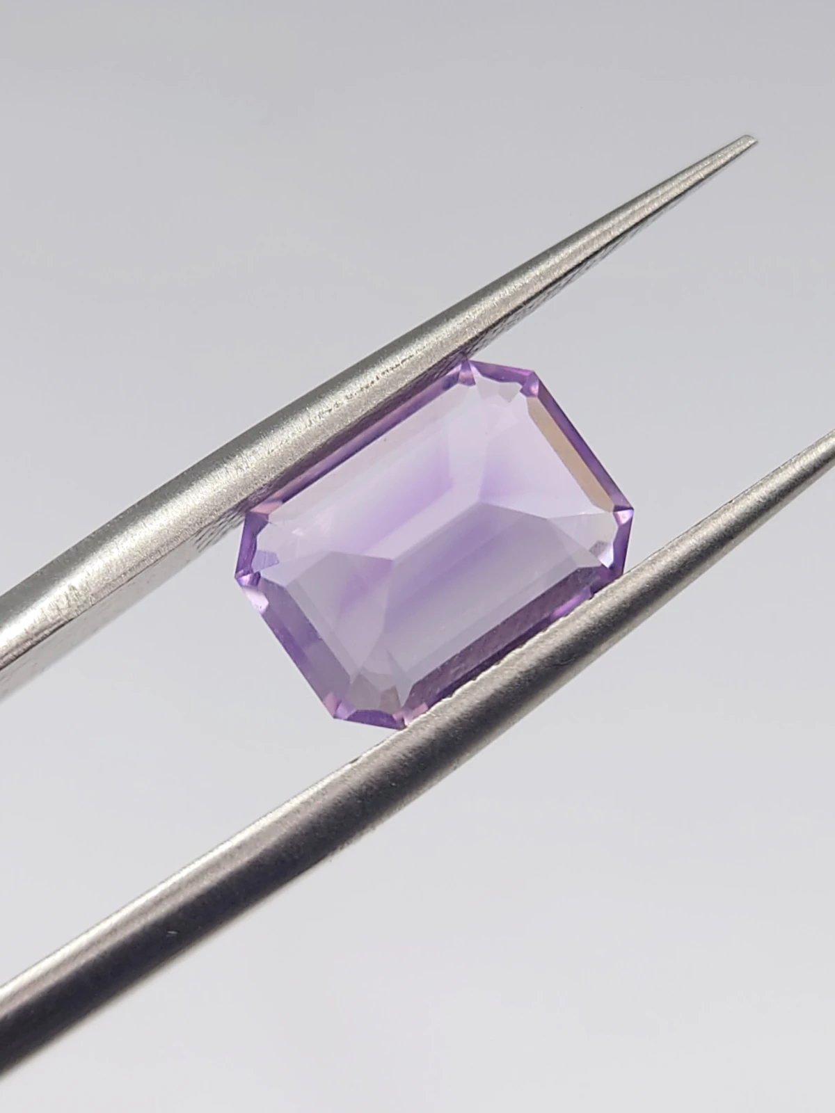 2.7ct Natural Amethyst Ascher Cut Loose From Nigeria — view 6