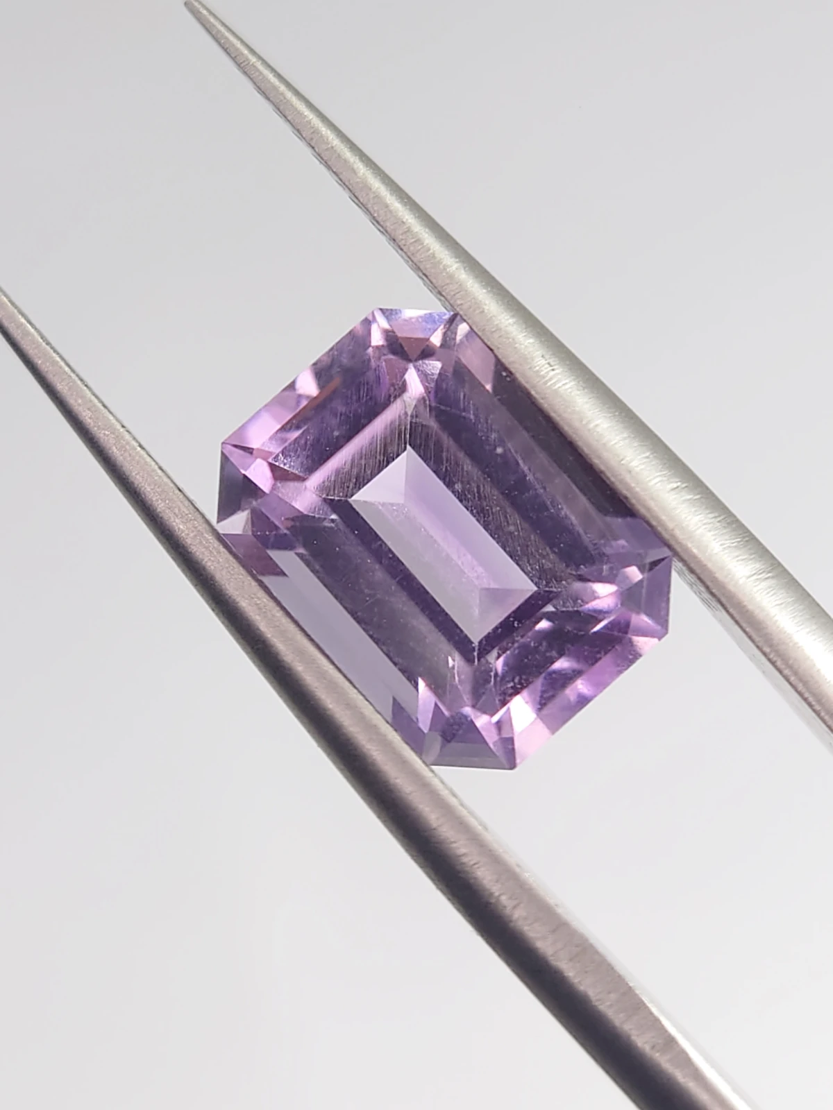 2.7ct Natural Amethyst Ascher Cut Loose From Nigeria — view 3