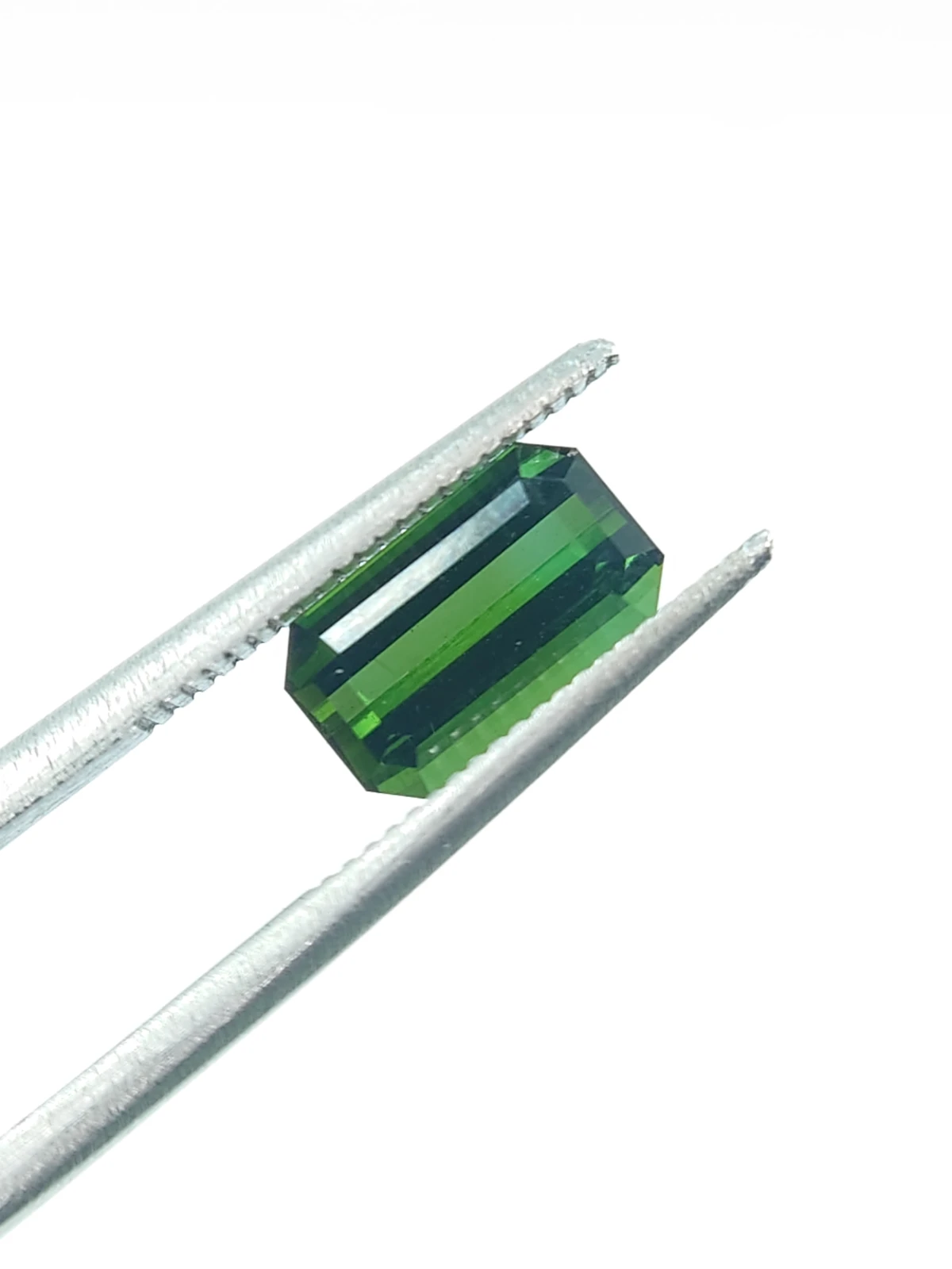1.50ct Natural Green Tourmaline Ascher Cut Loose Gemstone  From Afghanistan — view 7