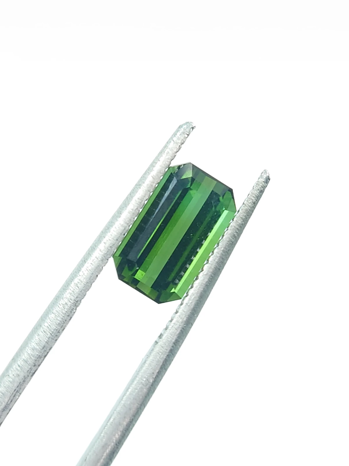 1.50ct Natural Green Tourmaline Ascher Cut Loose Gemstone  From Afghanistan — view 8