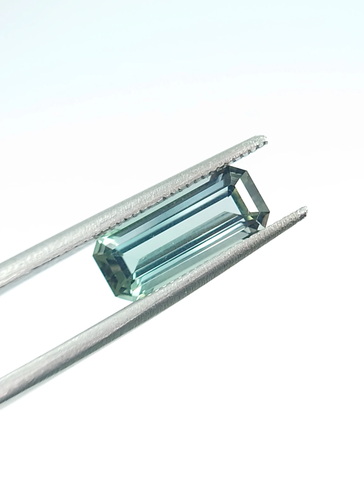 2.23ct Natural Lagoon Tourmaline Emerald Cut Gemstone  From Afghanistan — view 1