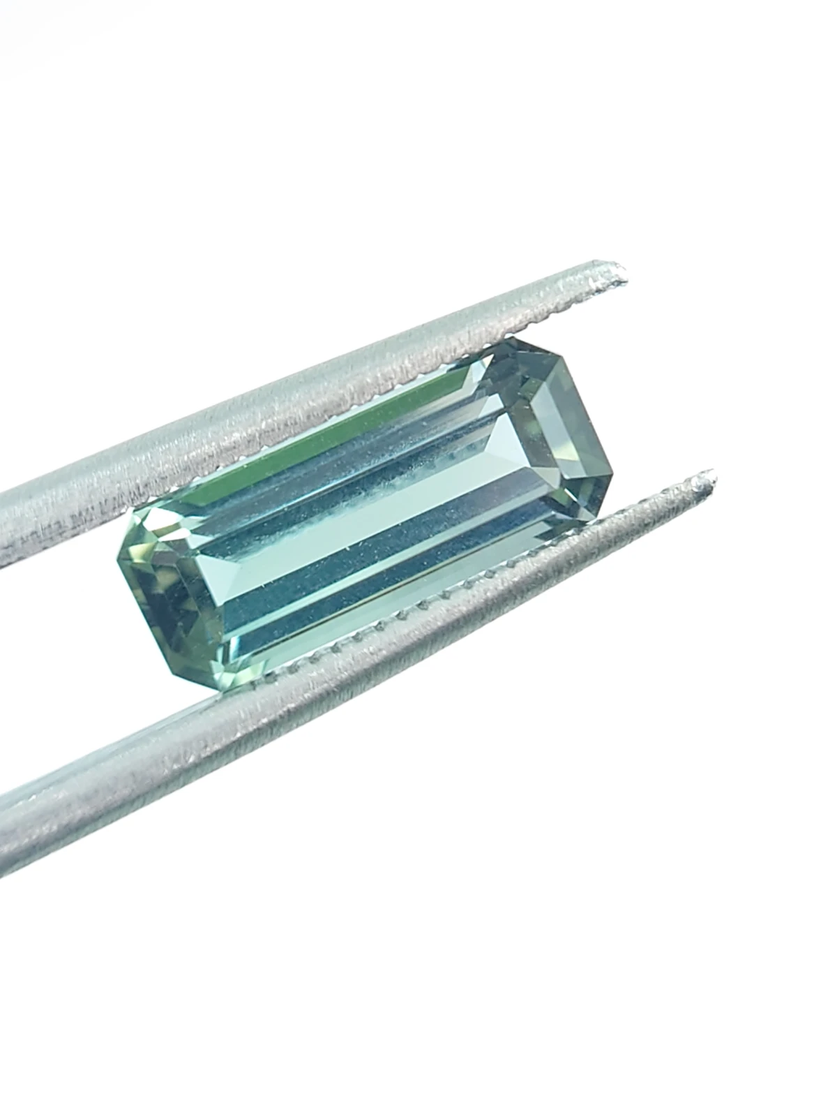 2.23ct Natural Lagoon Tourmaline Emerald Cut Gemstone  From Afghanistan — view 4